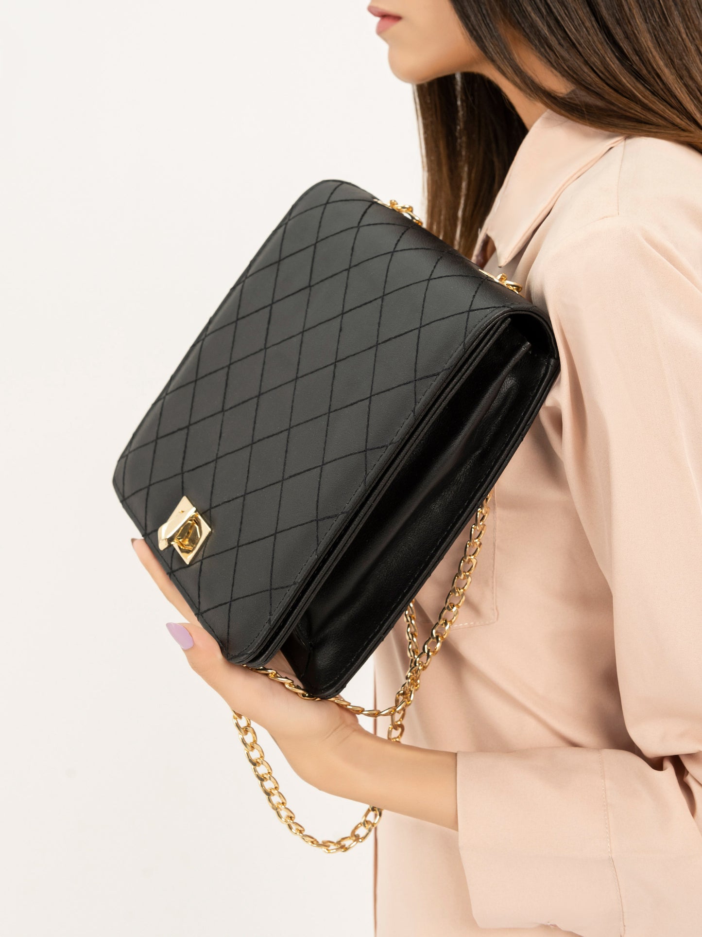 Criss-cross Handbag