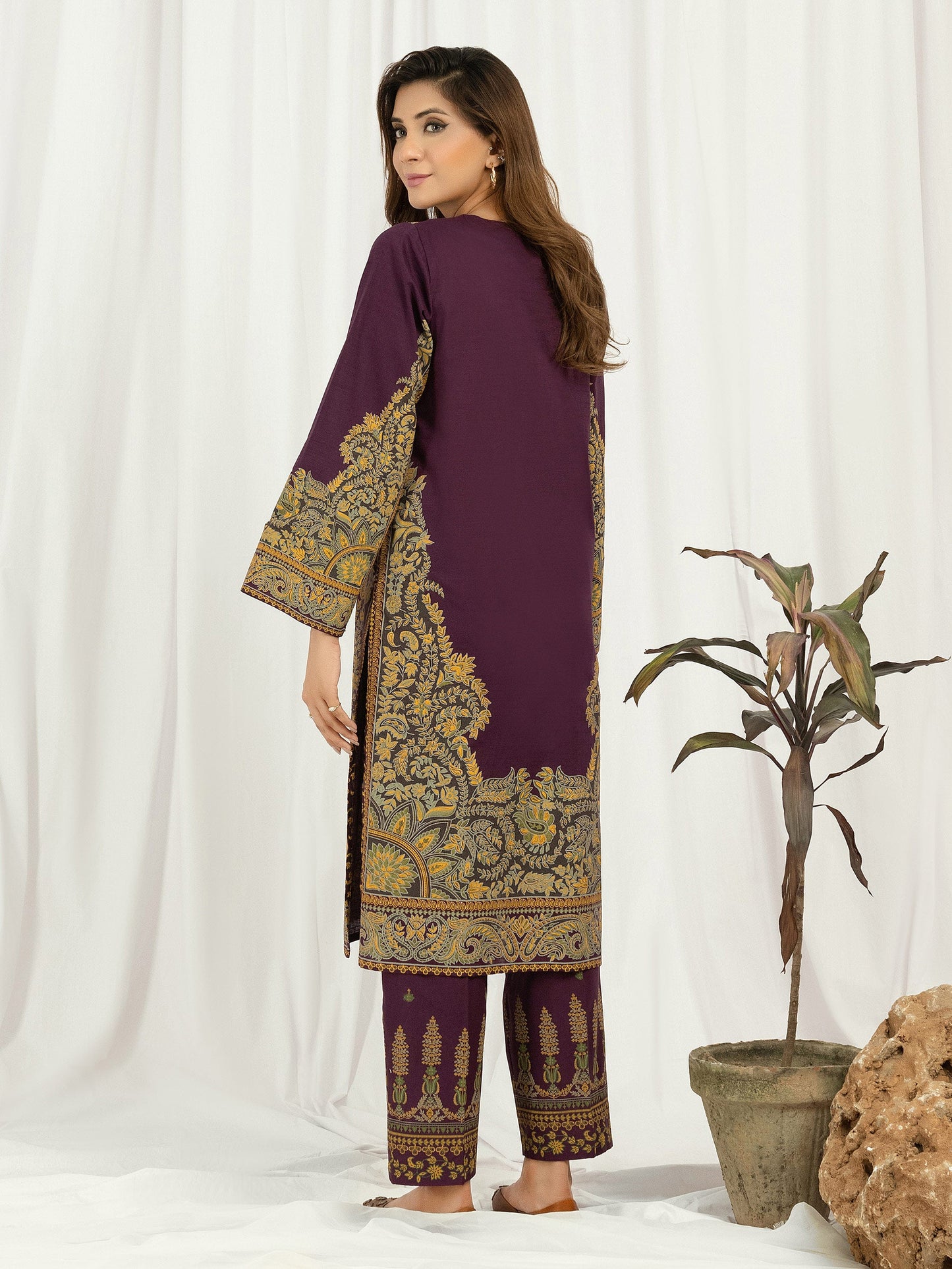 2 Piece Lawn Suit-Paste Print (Pret)