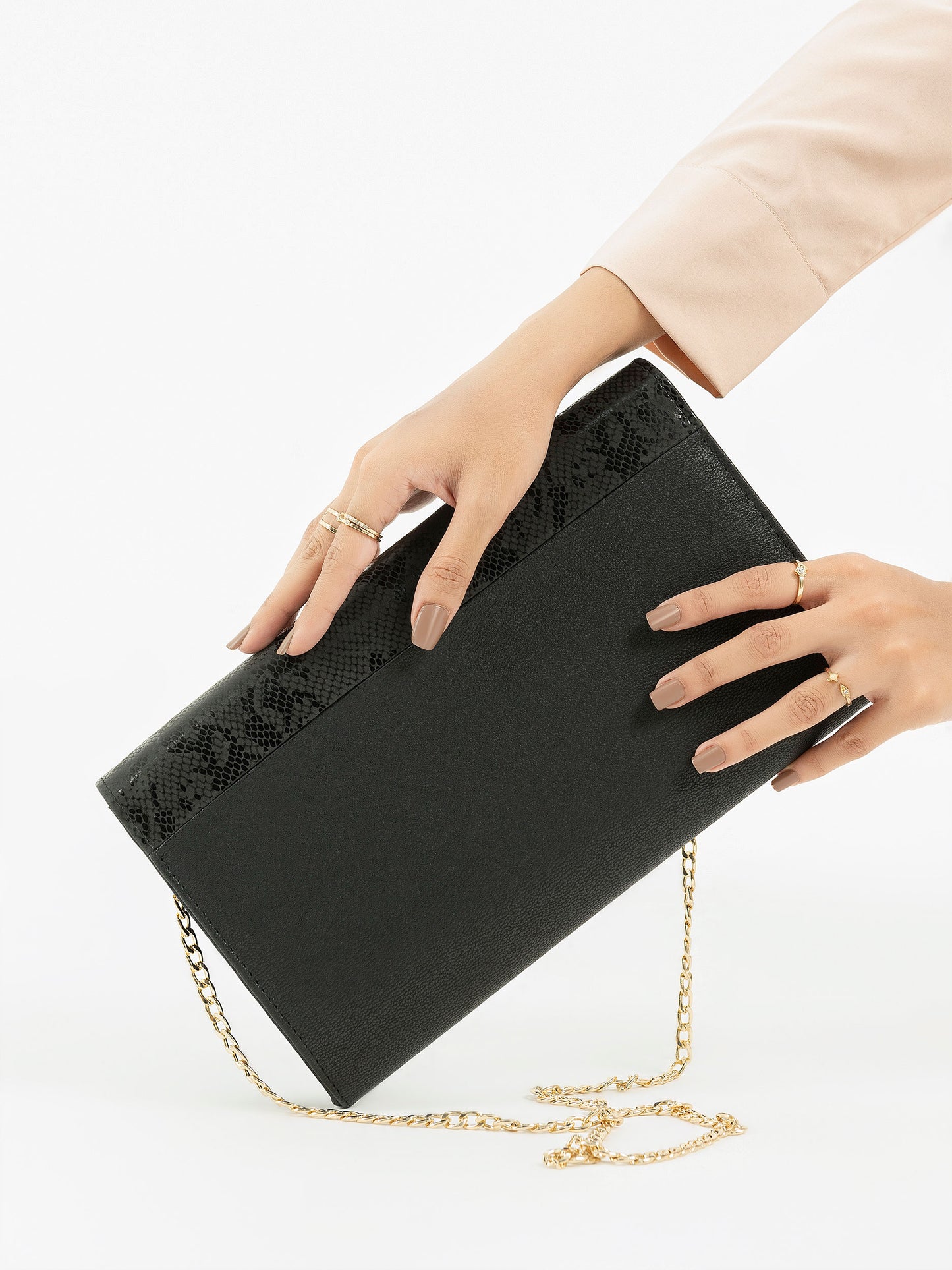 Classic Printed Clutch