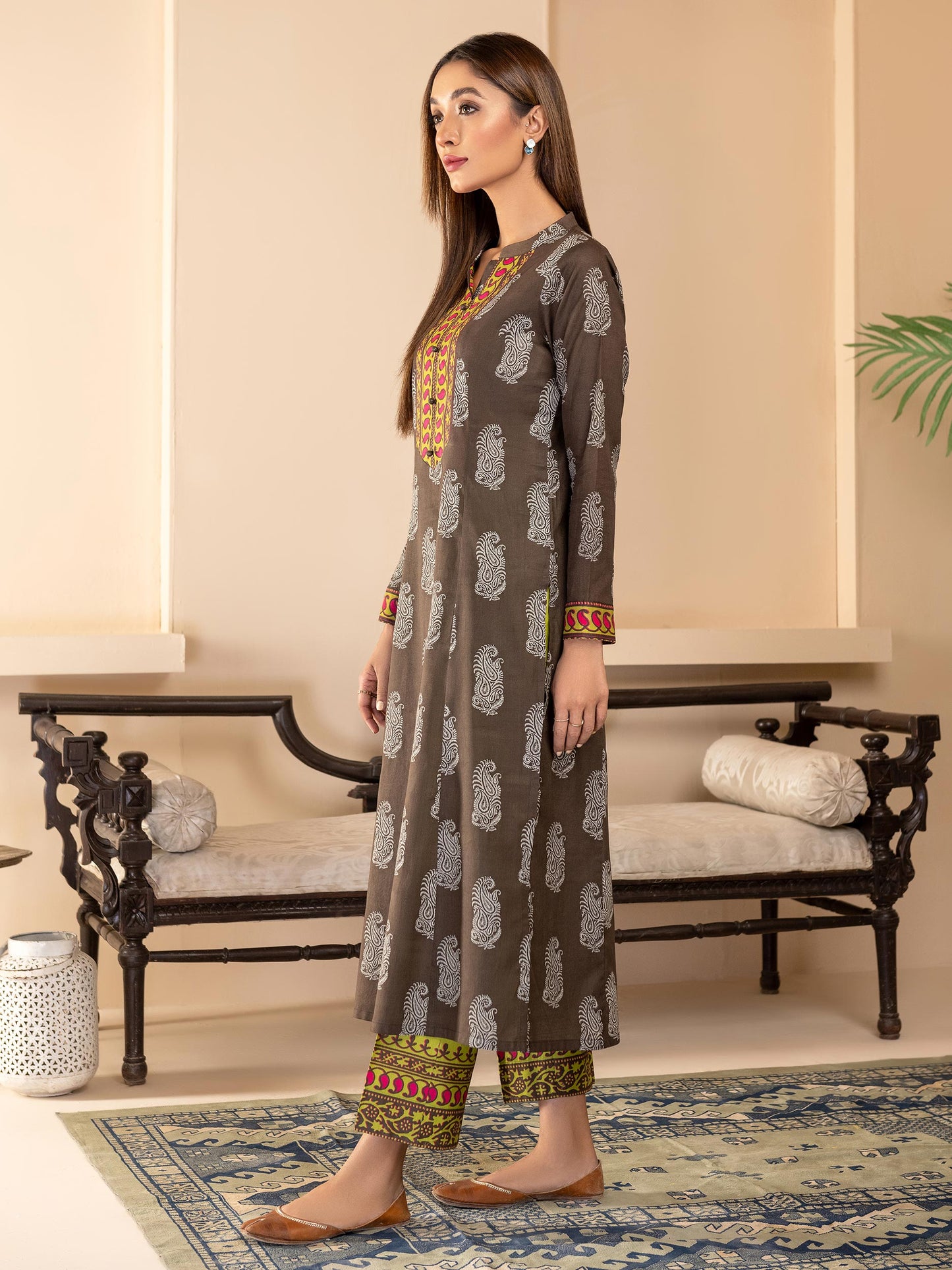 2 Piece Lawn Suit-Printed (Unstitched)