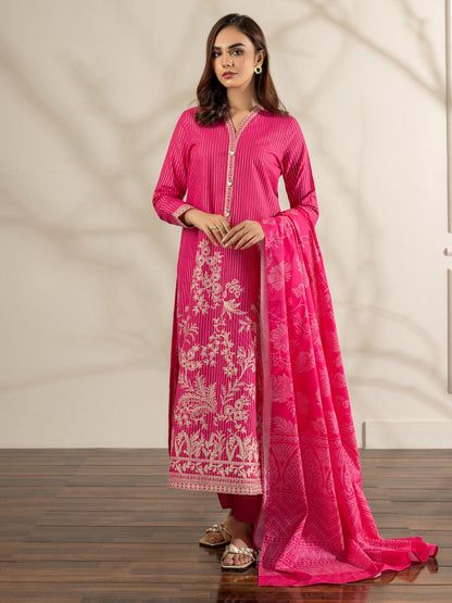 3 Piece Lawn Suit-Embroidered (Unstitched)