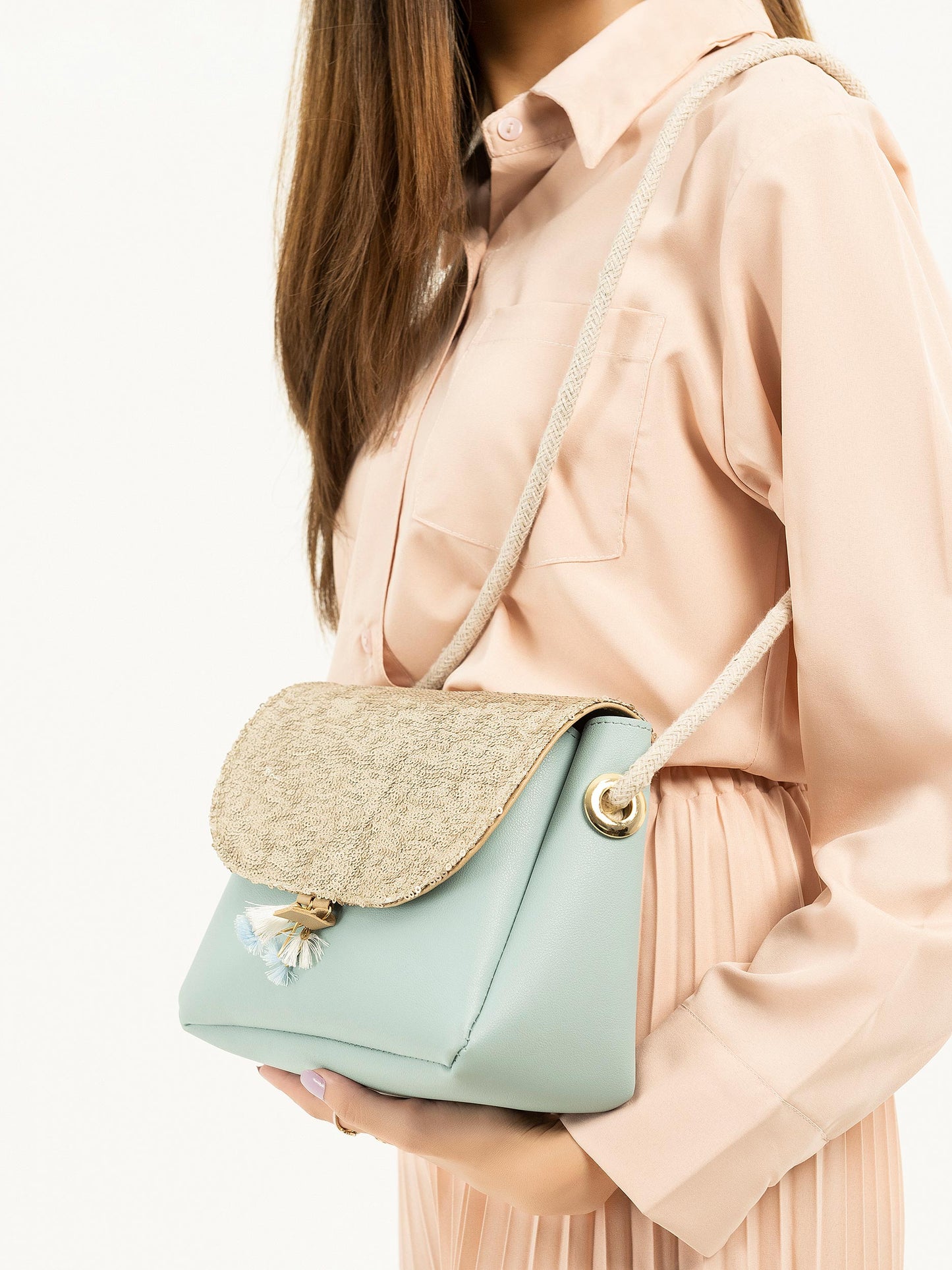 Classic Embellished Handbag