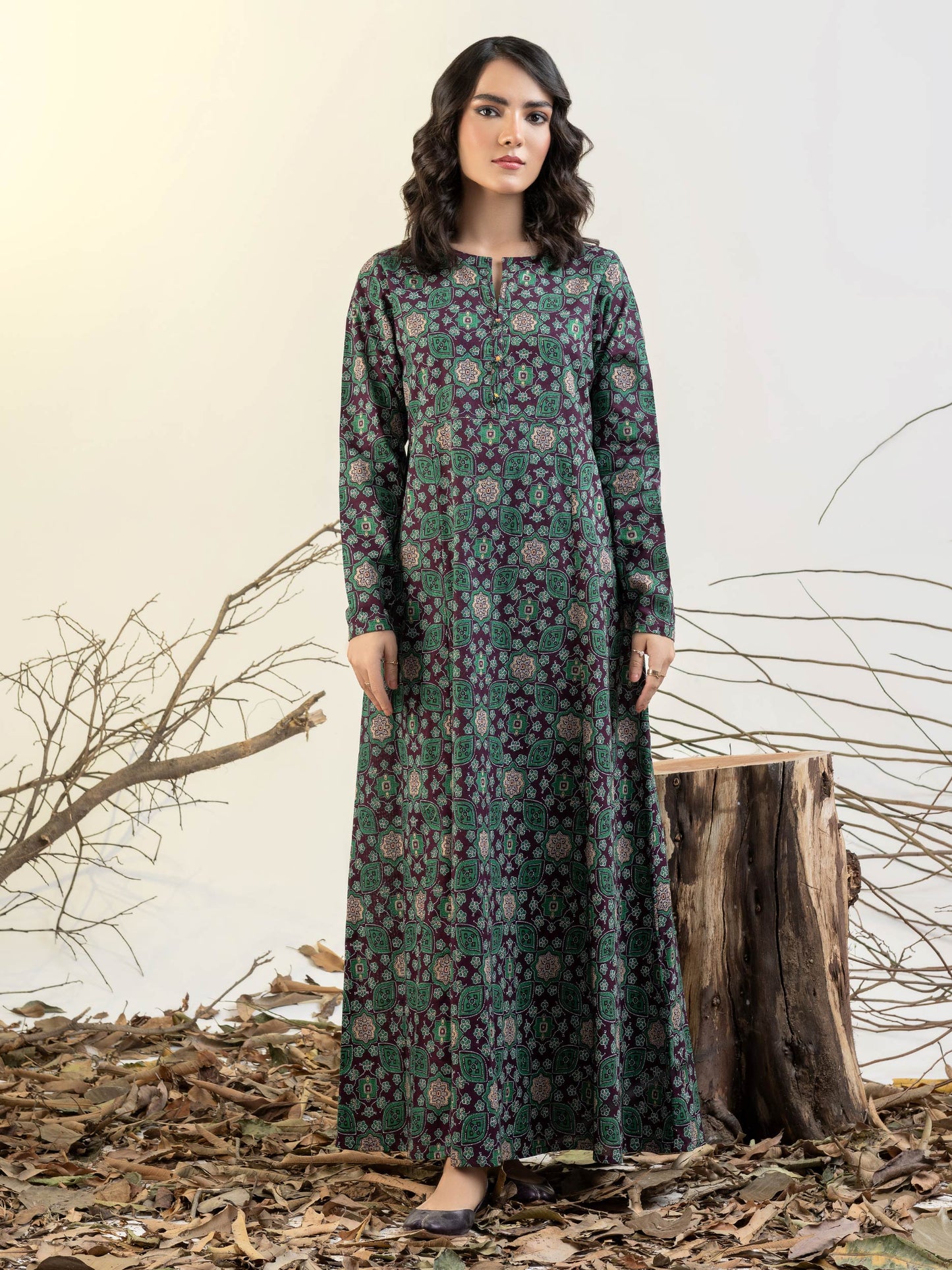 Khaddar Shirt-Printed(Unstitched)