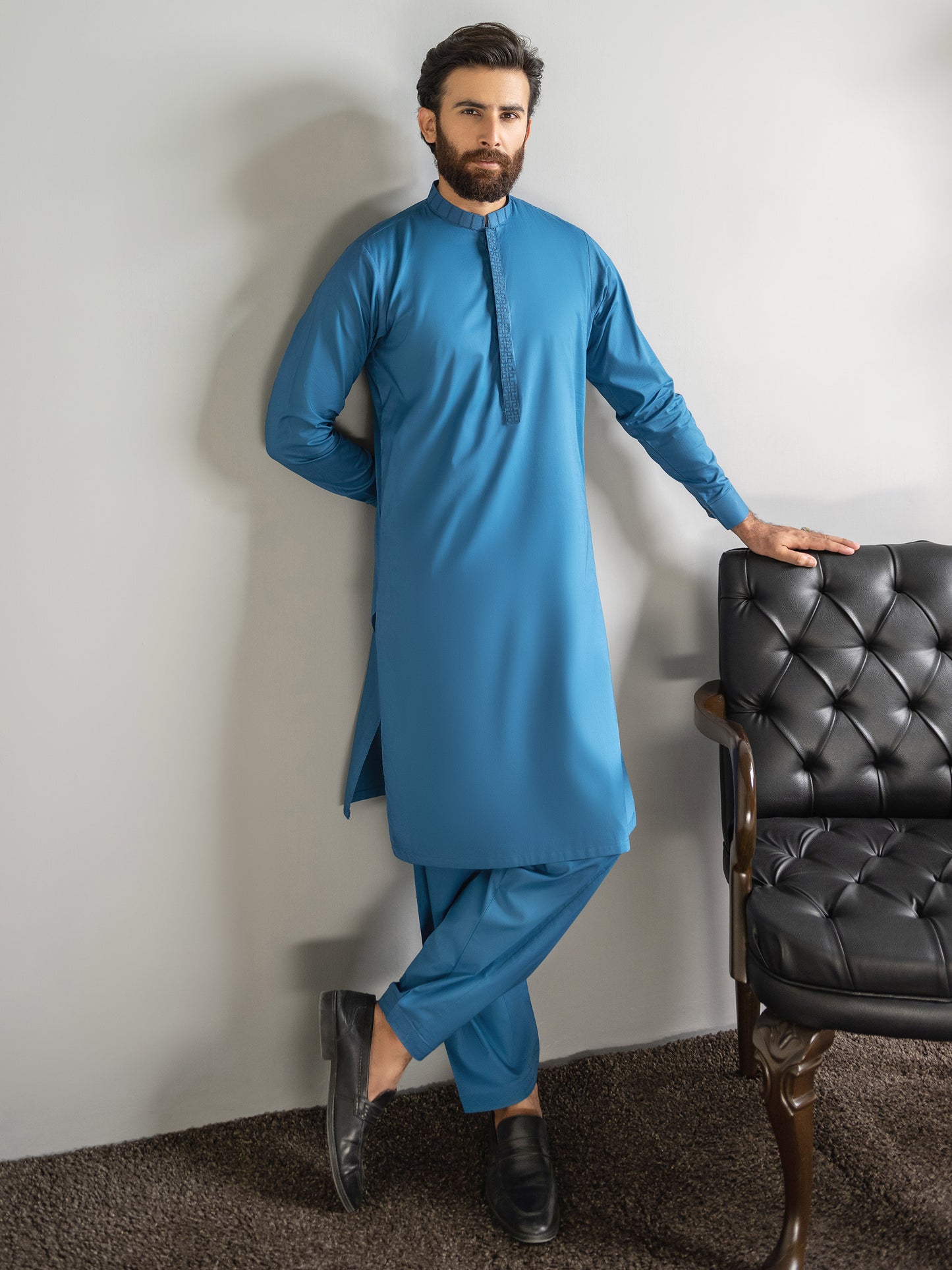 Cotton Suit-Embroidered