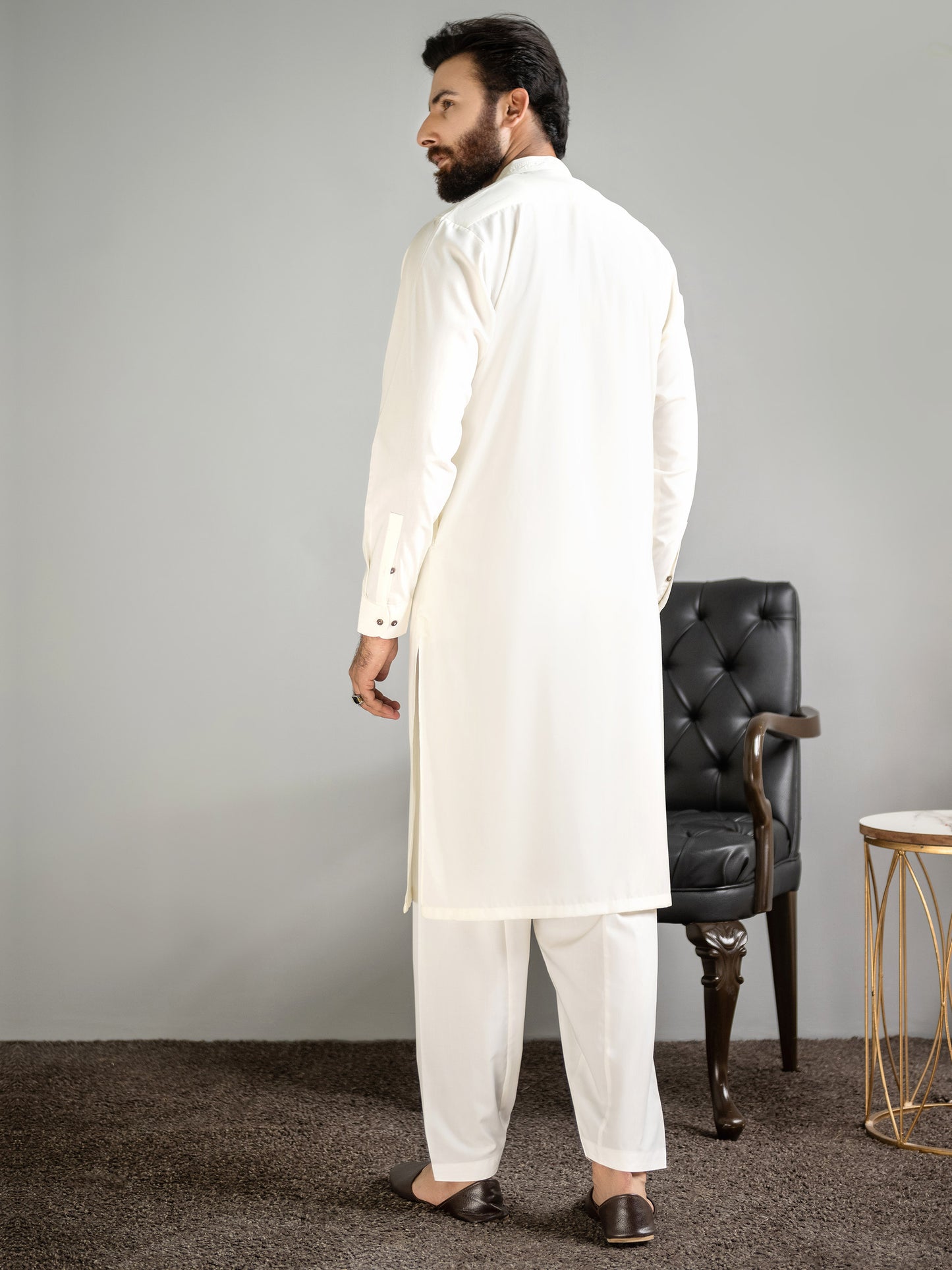 Wash and Wear Suit-Embroidered