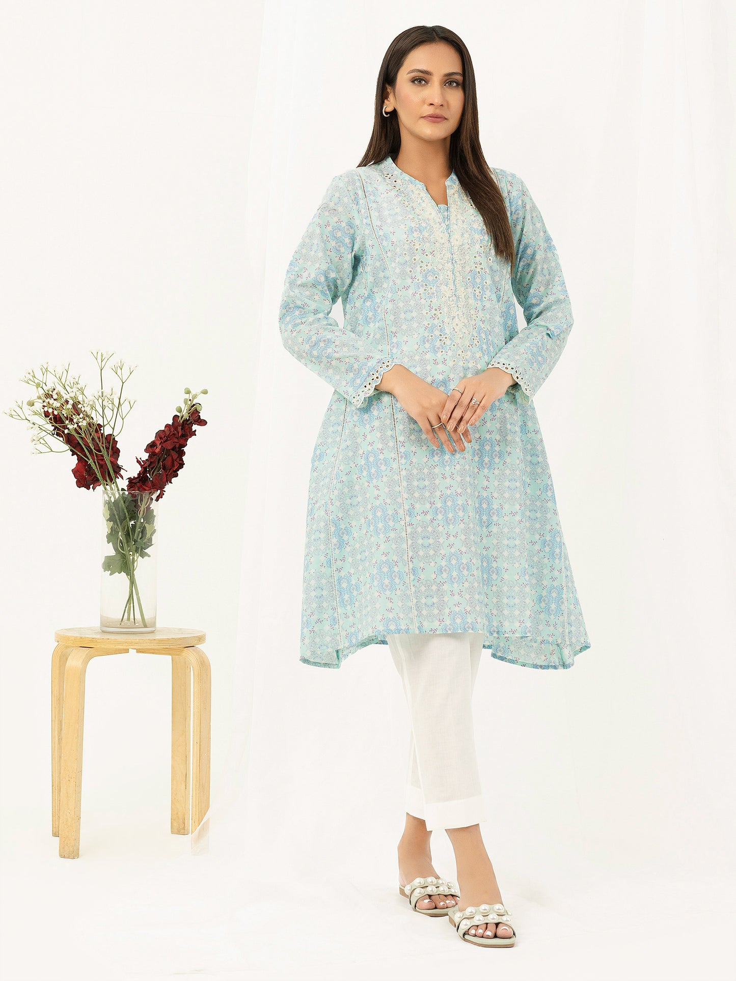 Lawn Frock-Embroidered (Pret)