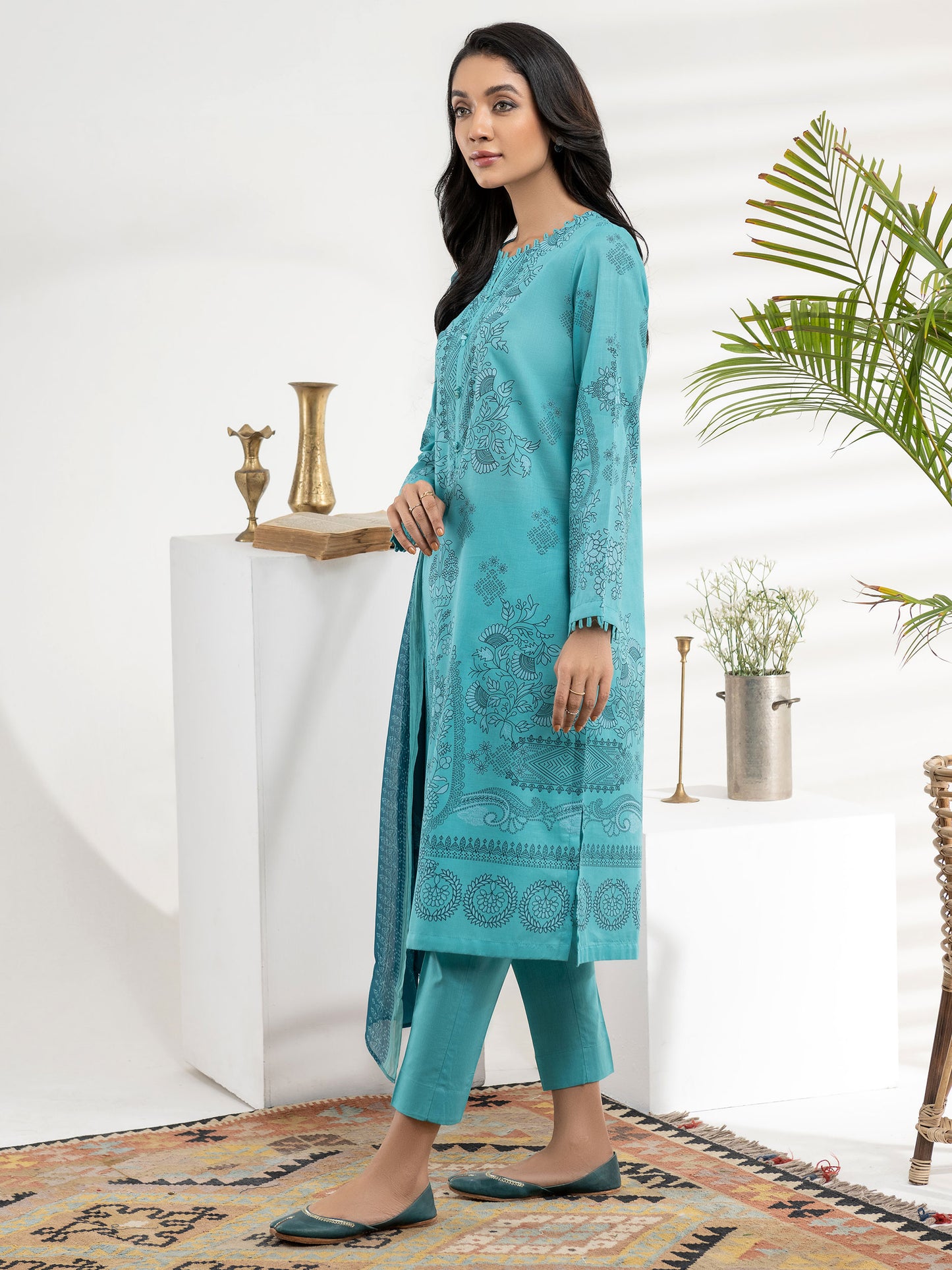 3 Piece Lawn Suit-Printed (Unstitched)