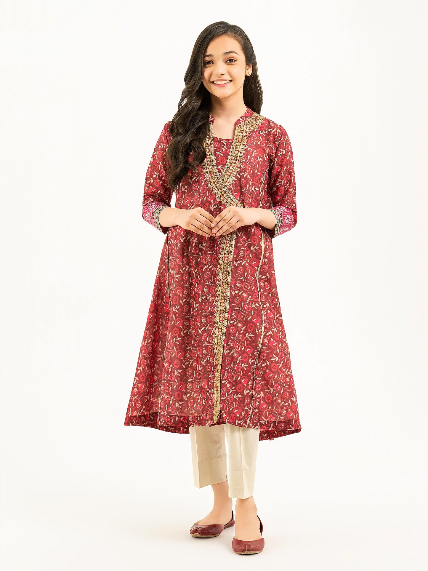 Lawn Frock-Embroidered (Pret)