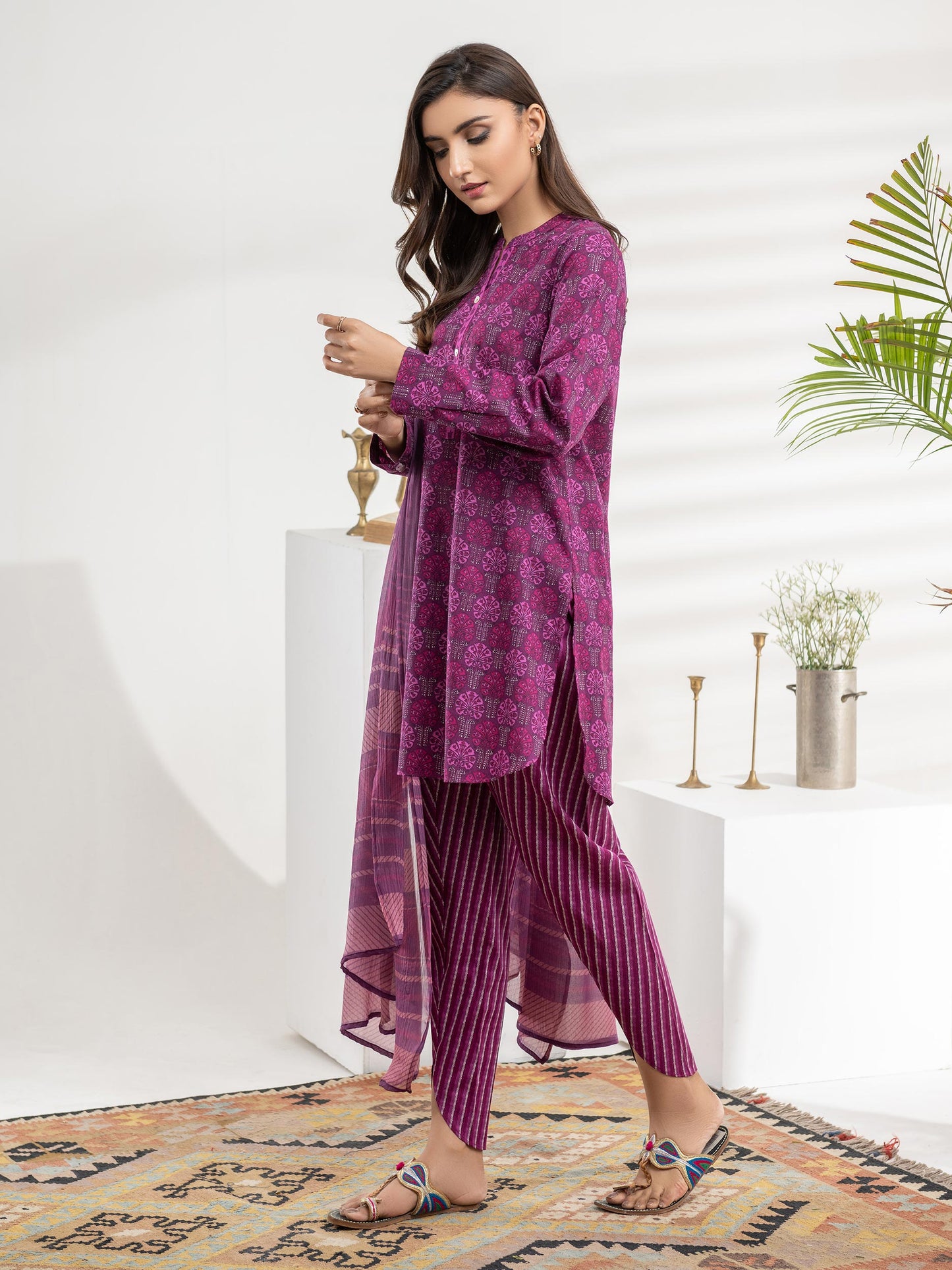 3 Piece Lawn Suit-Printed (Unstitched)