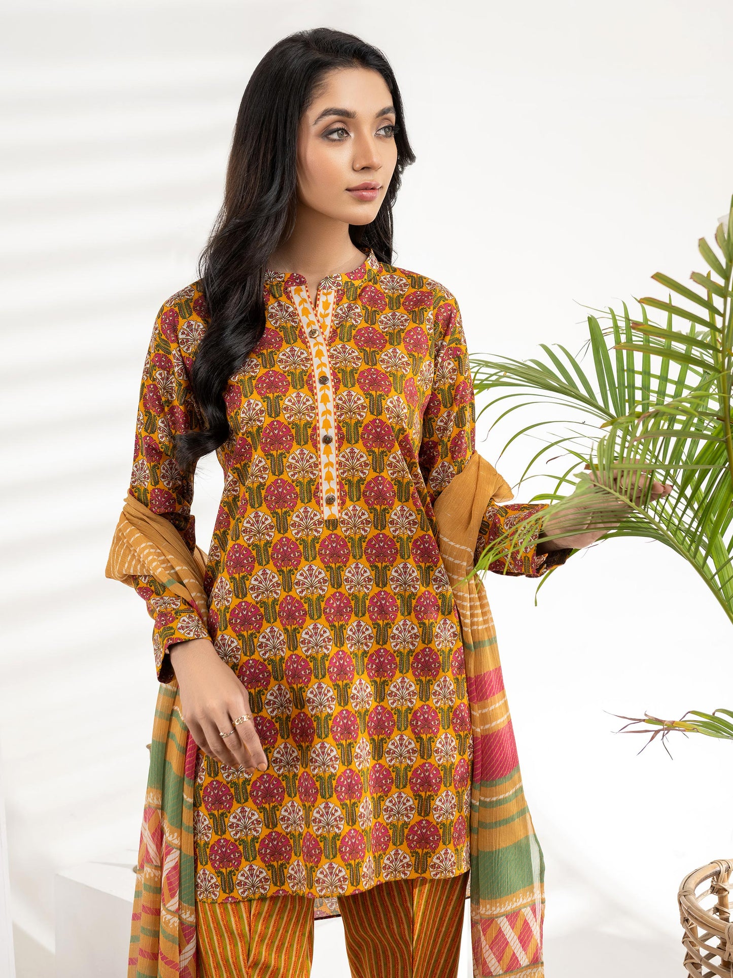 3 Piece Lawn Suit-Printed (Unstitched)