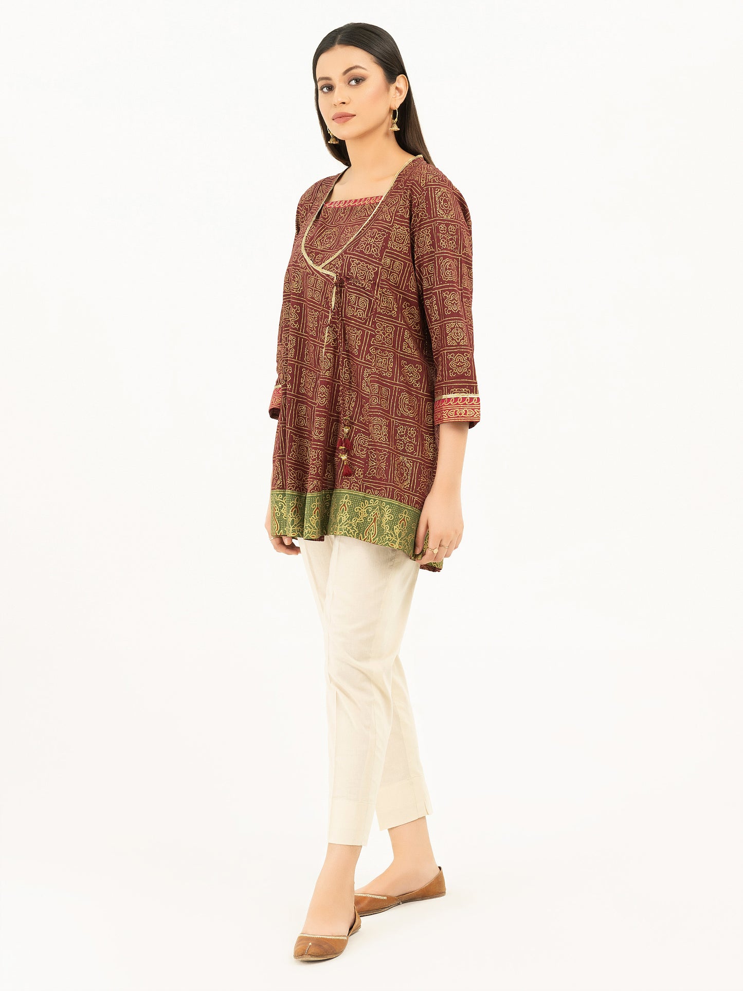 Lawn Kurti-Pasted Print (Pret)