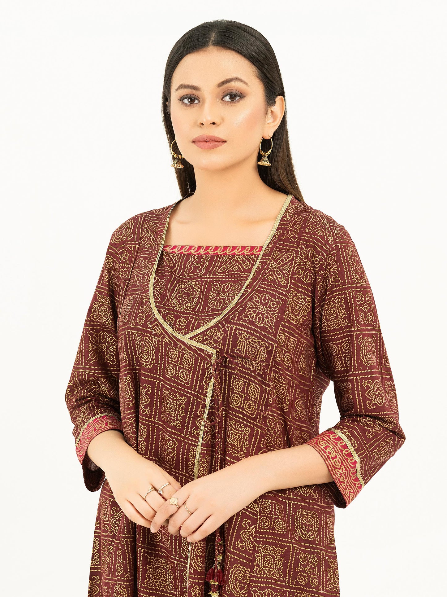 Lawn Kurti-Pasted Print (Pret)