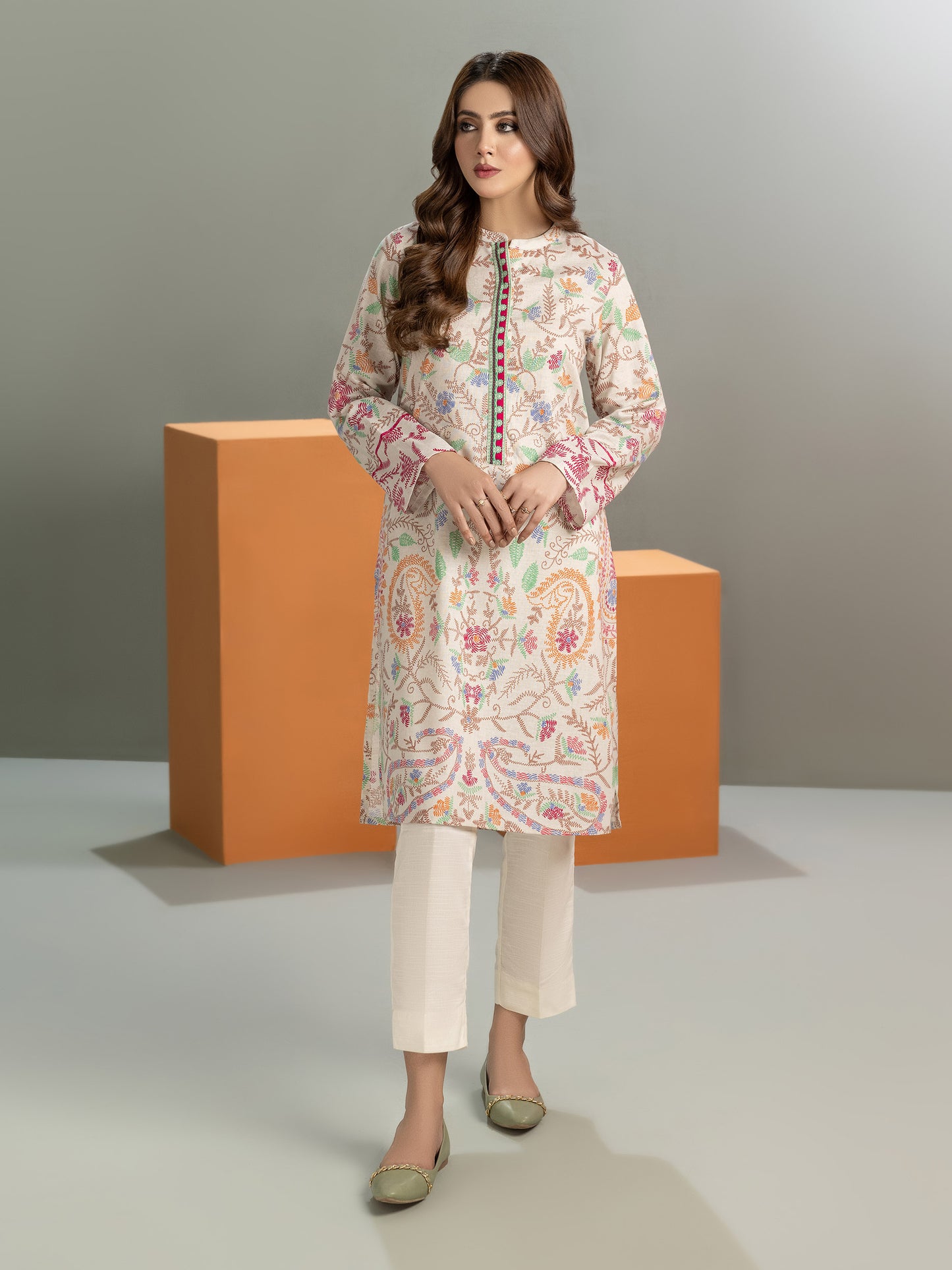 Khaddar Shirt-Printed(Unstitched)