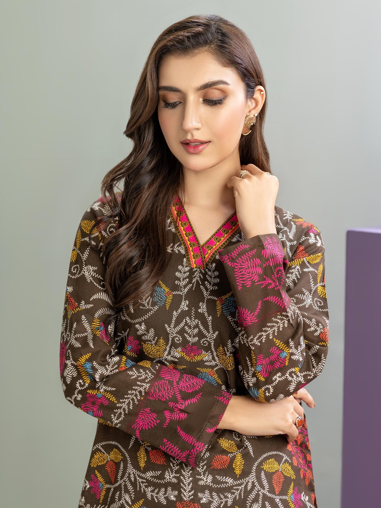 Khaddar Shirt-Printed (Unstitched)