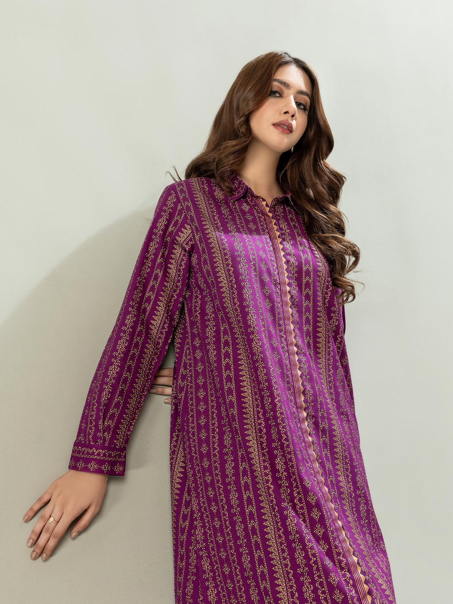 Khaddar Shirt-Paste Print(Unstitched)