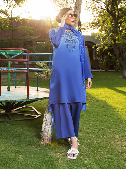 3 Piece Lawn Suit-Embroidered (Unstitched)