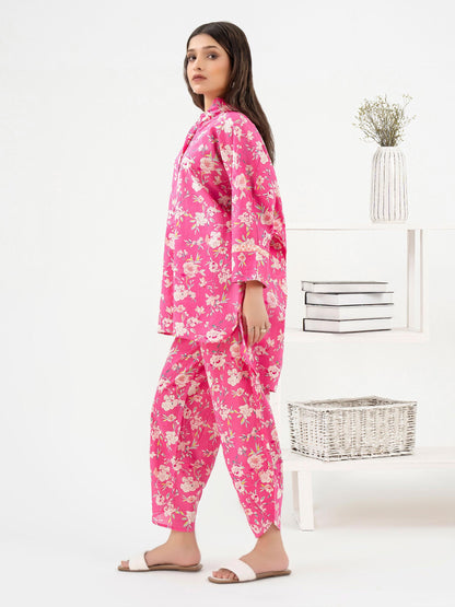 Lawn Co-ord Set-Printed (Pret)