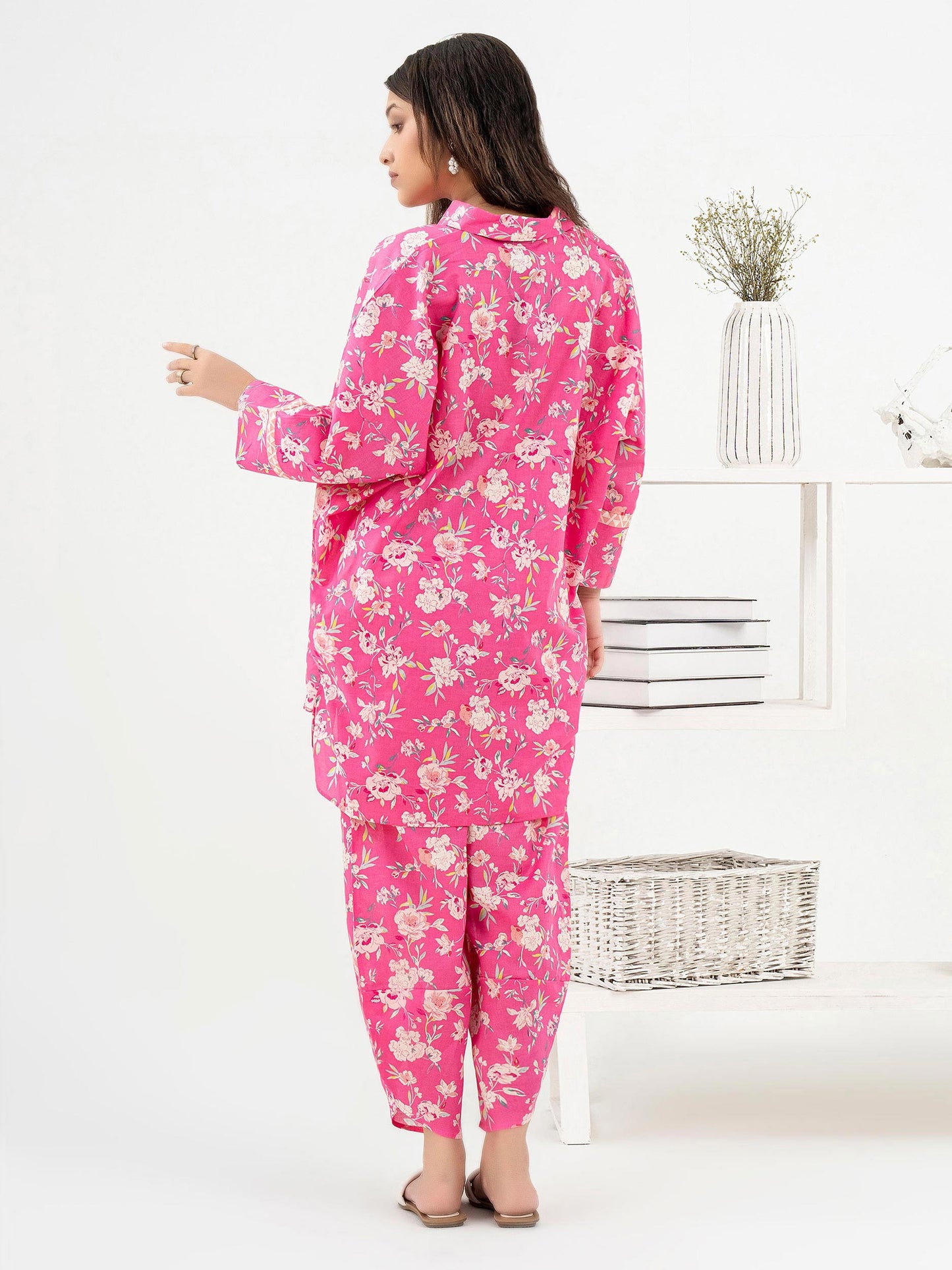 Lawn Co-ord Set-Printed (Pret)