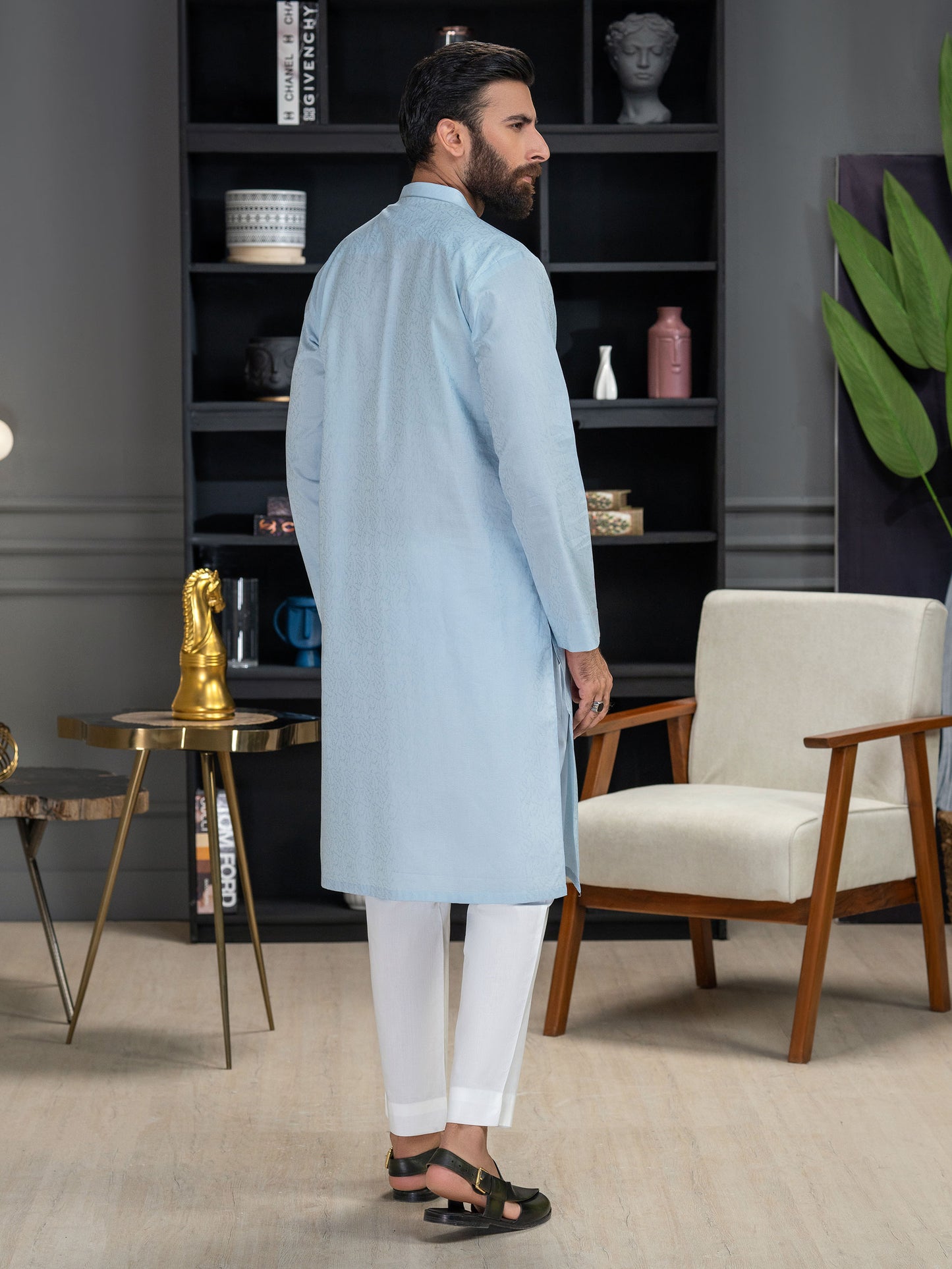 Jacquard Kurta