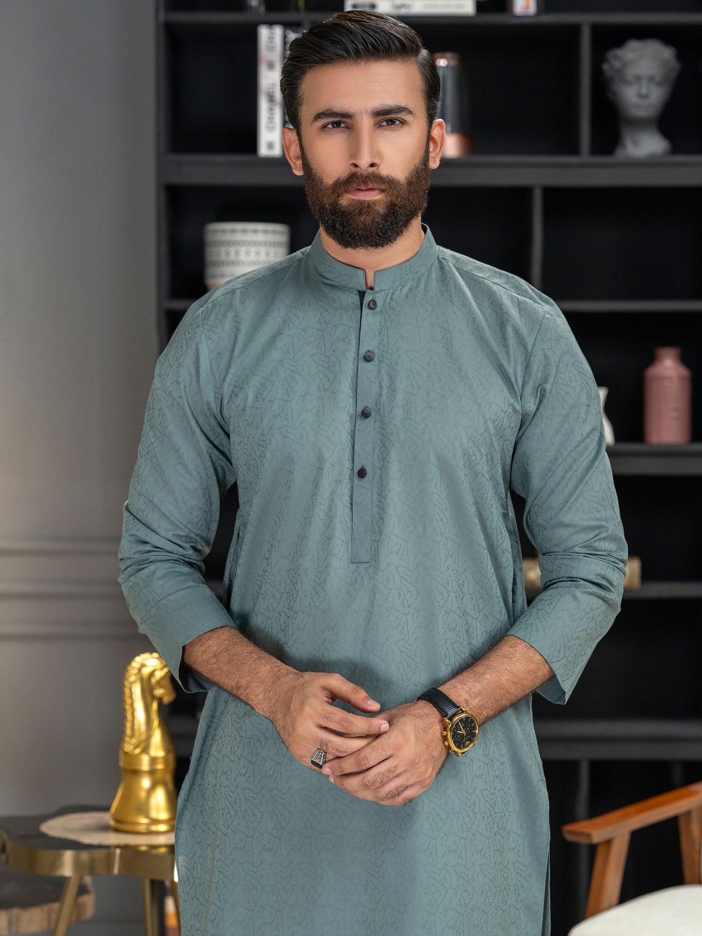 Jacquard Kurta