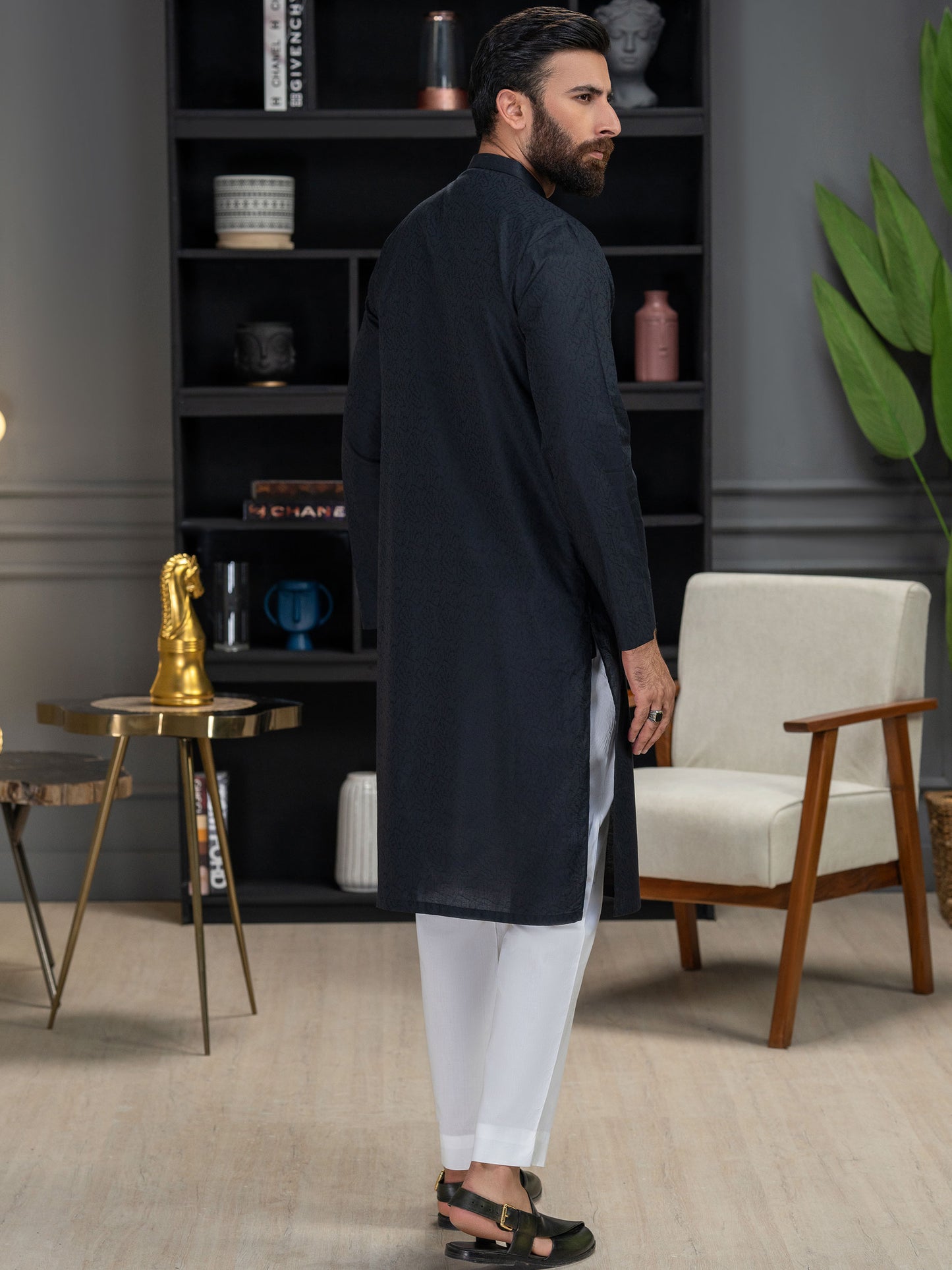 Jacquard Kurta