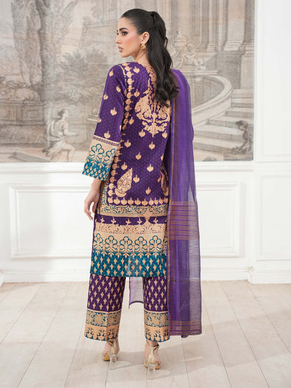 3 Piece Lawn Suit-Embroidered (Unstitched)