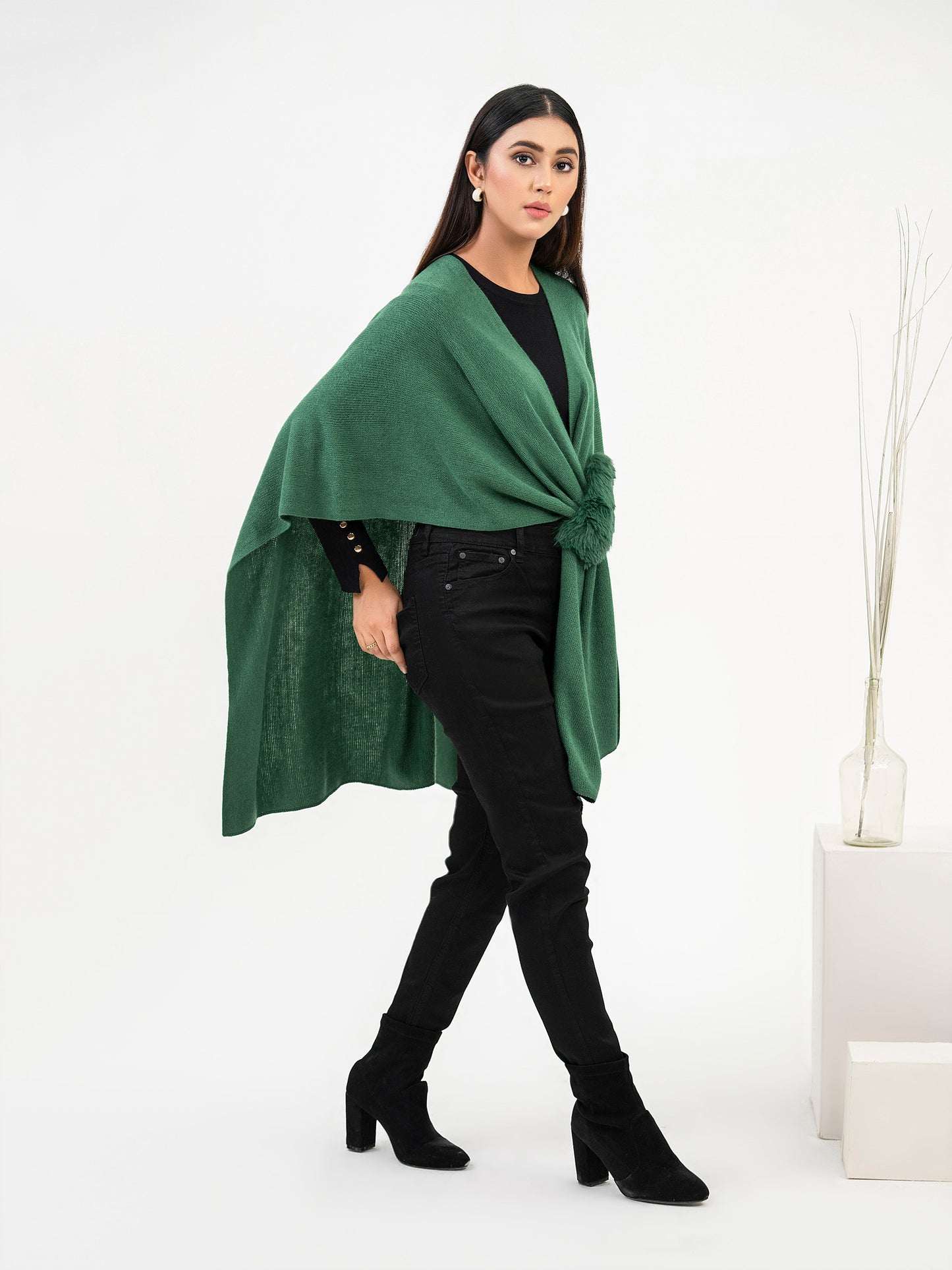 Woolen Cape Shawl