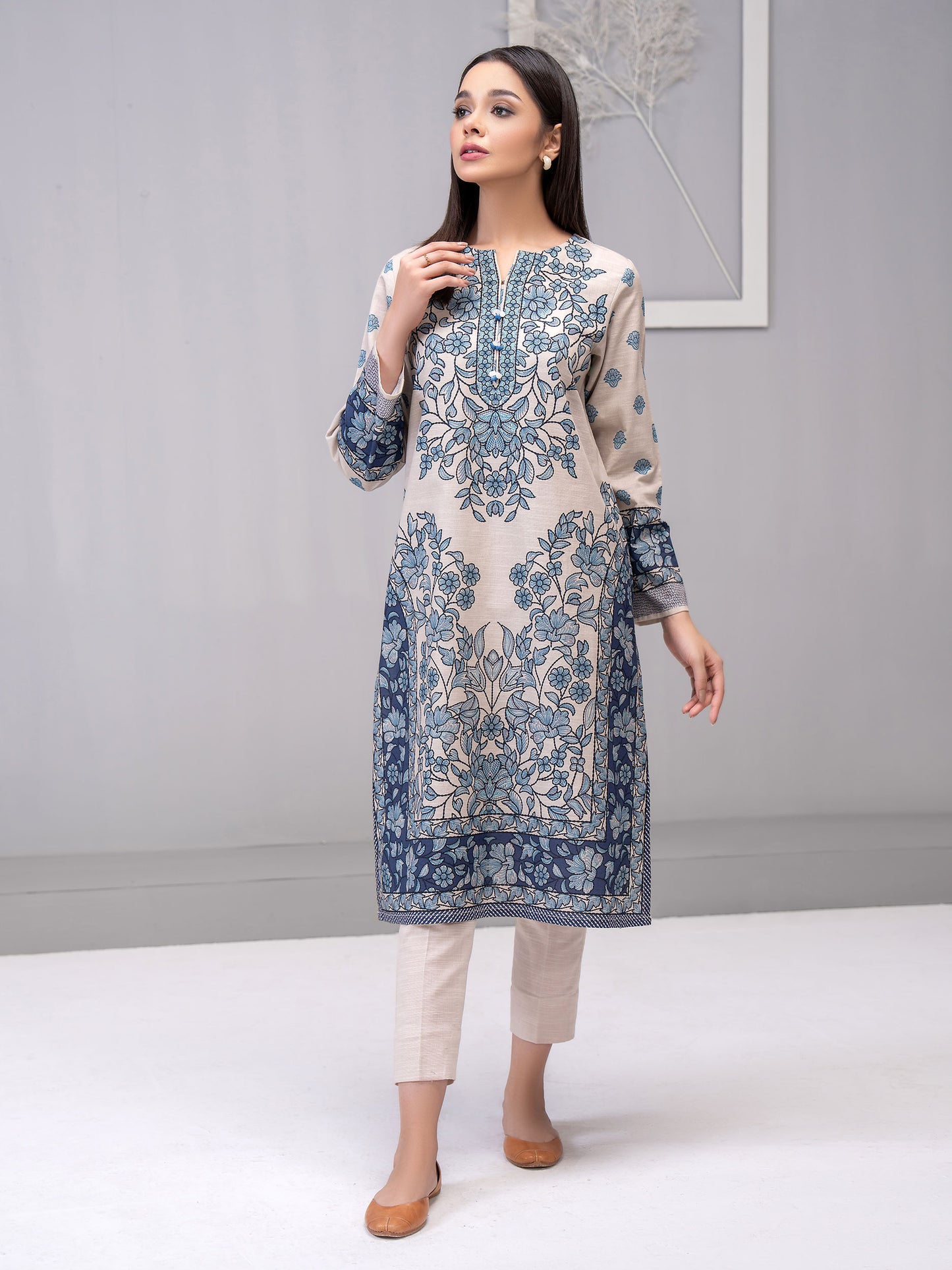 Khaddar Shirt-Printed(Unstitched)