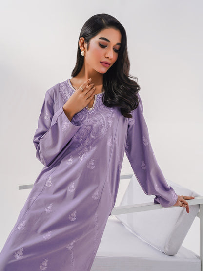 Karandi Shirt-Embroidered(Pret)