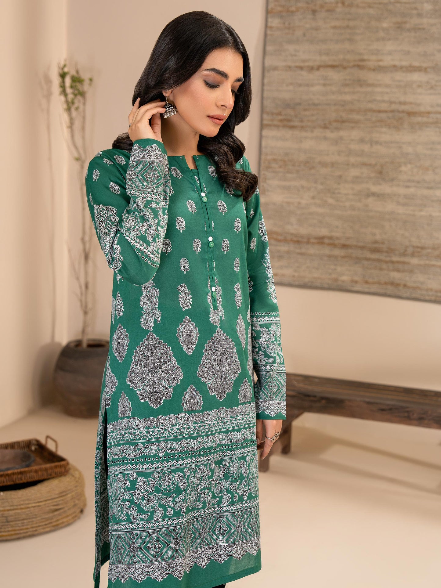 2 Piece Lawn Suit-Printed (Unstitched)