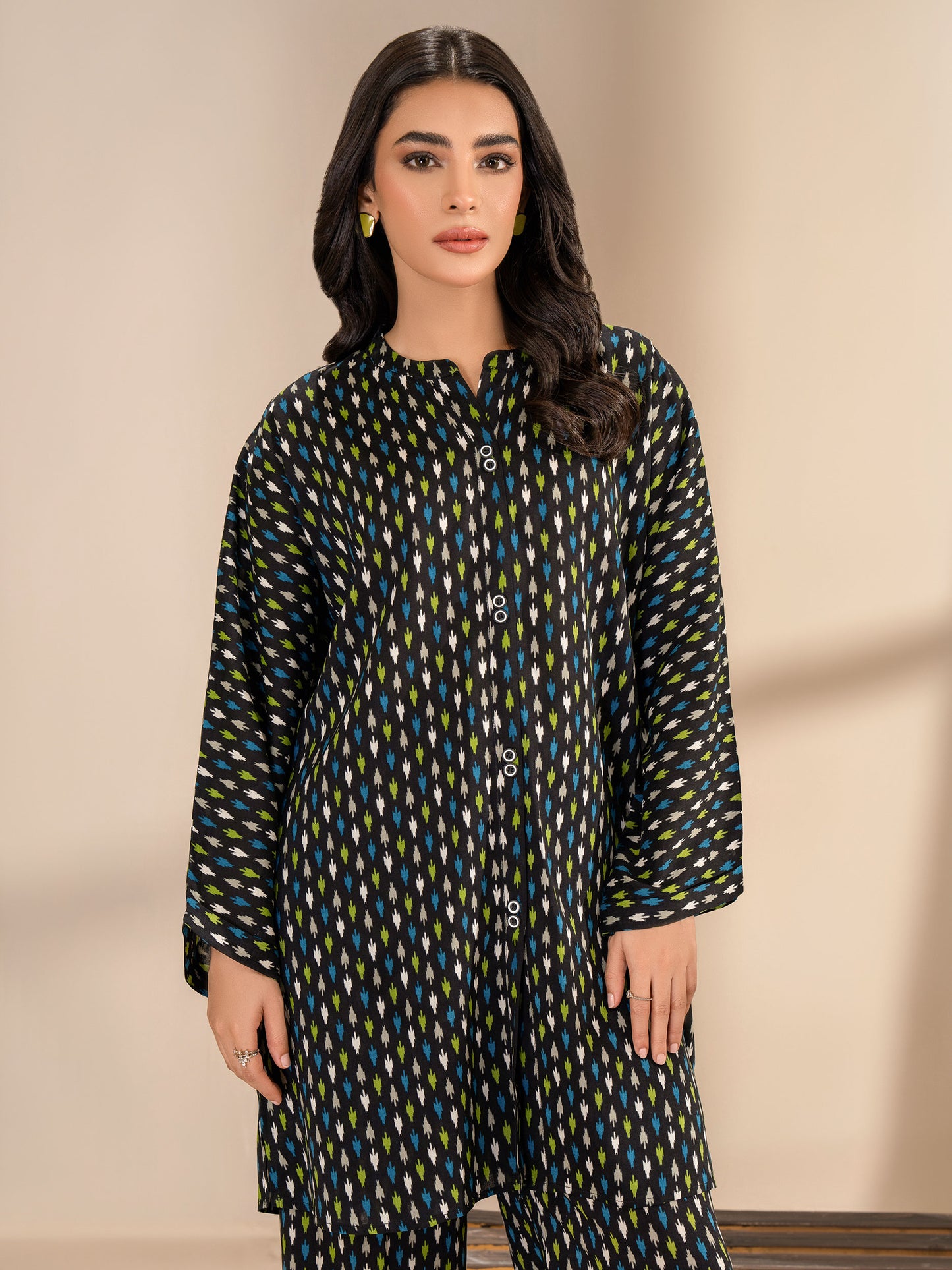 Viscose Lawn Shirt-Printed (Unstitched)