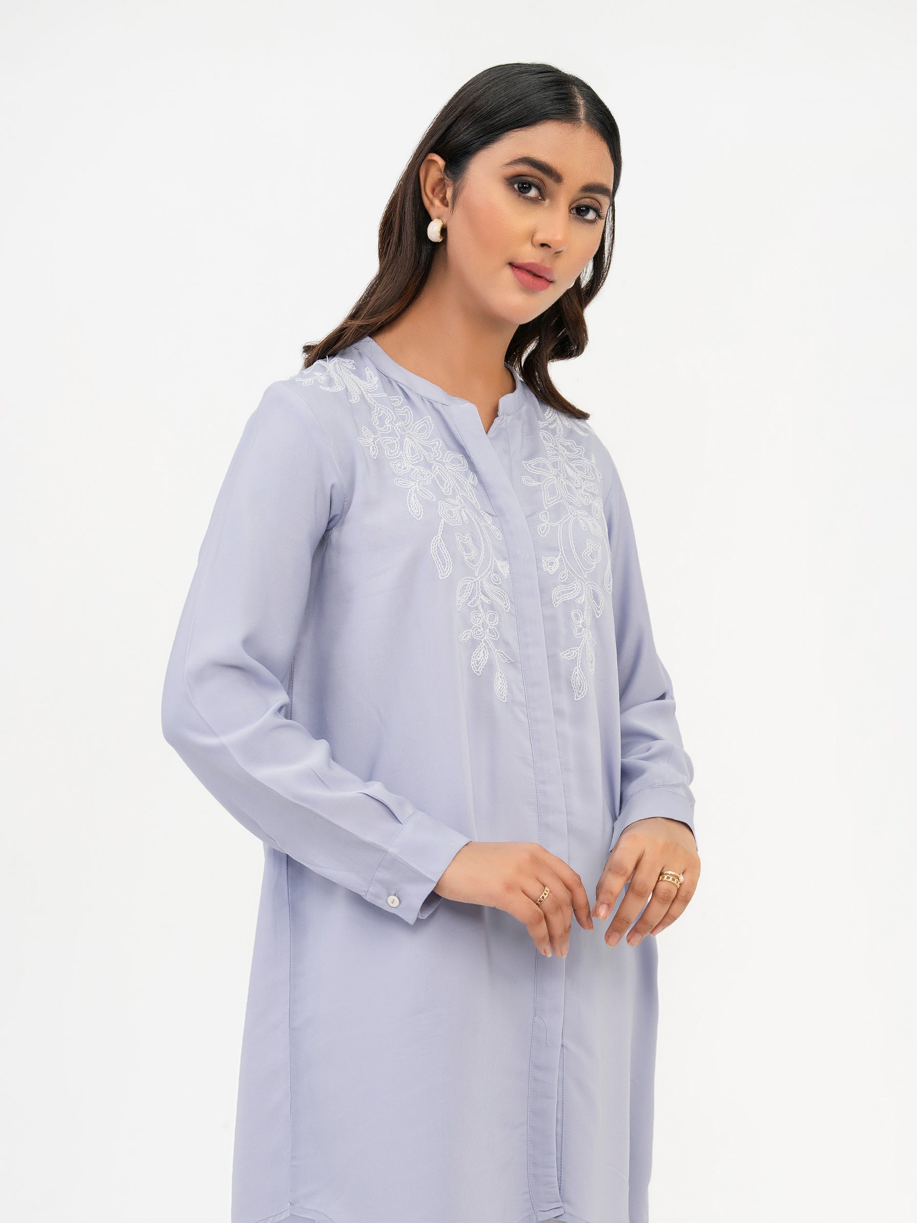 Silk Shirt-Embroidered (Pret) – Limelightpk