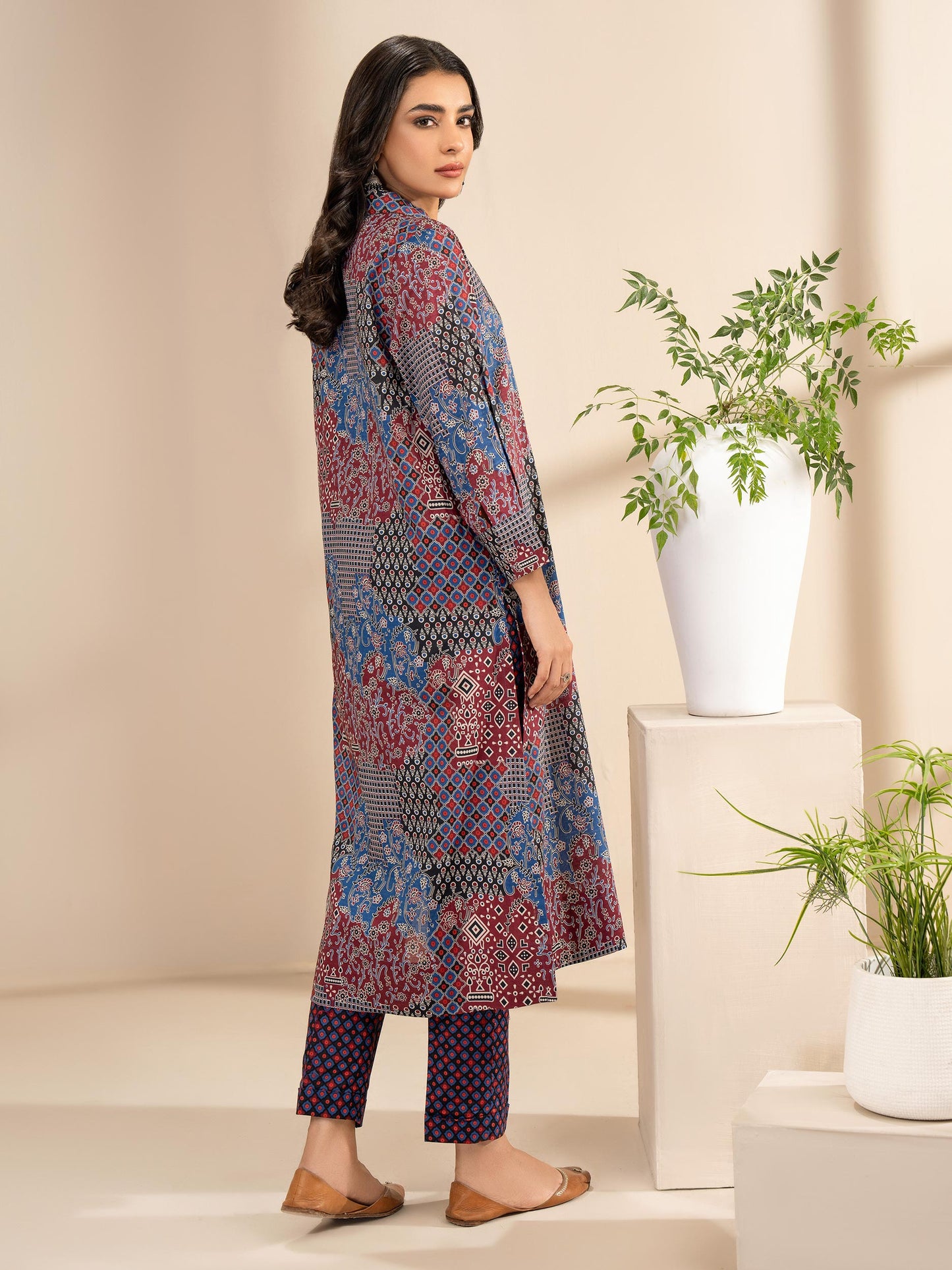 2 Piece Lawn Suit-Printed (Unstitched)