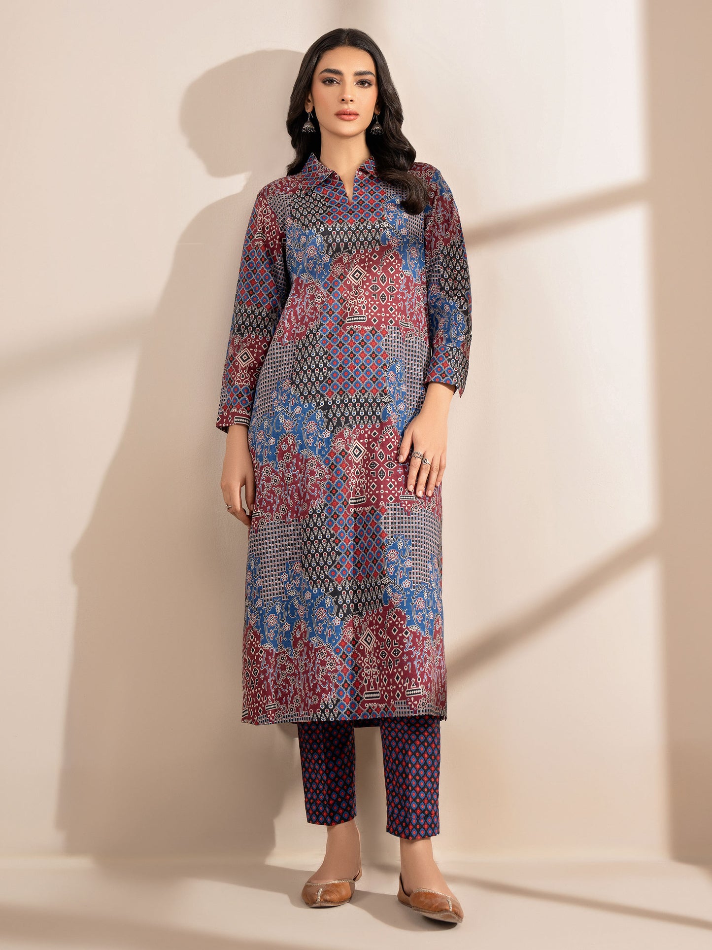 2 Piece Lawn Suit-Printed (Unstitched)