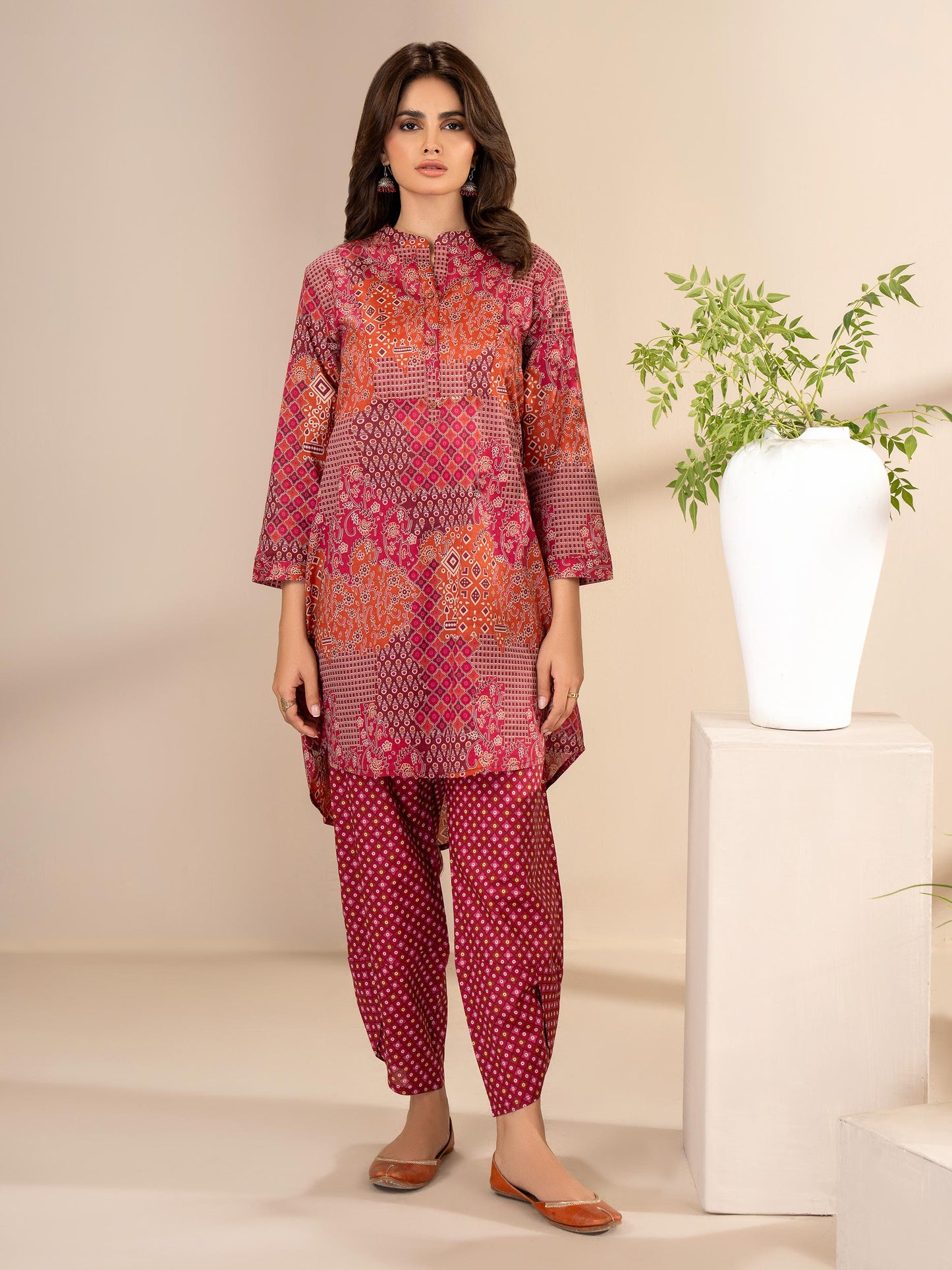 2 Piece Lawn Suit-Printed (Unstitched)