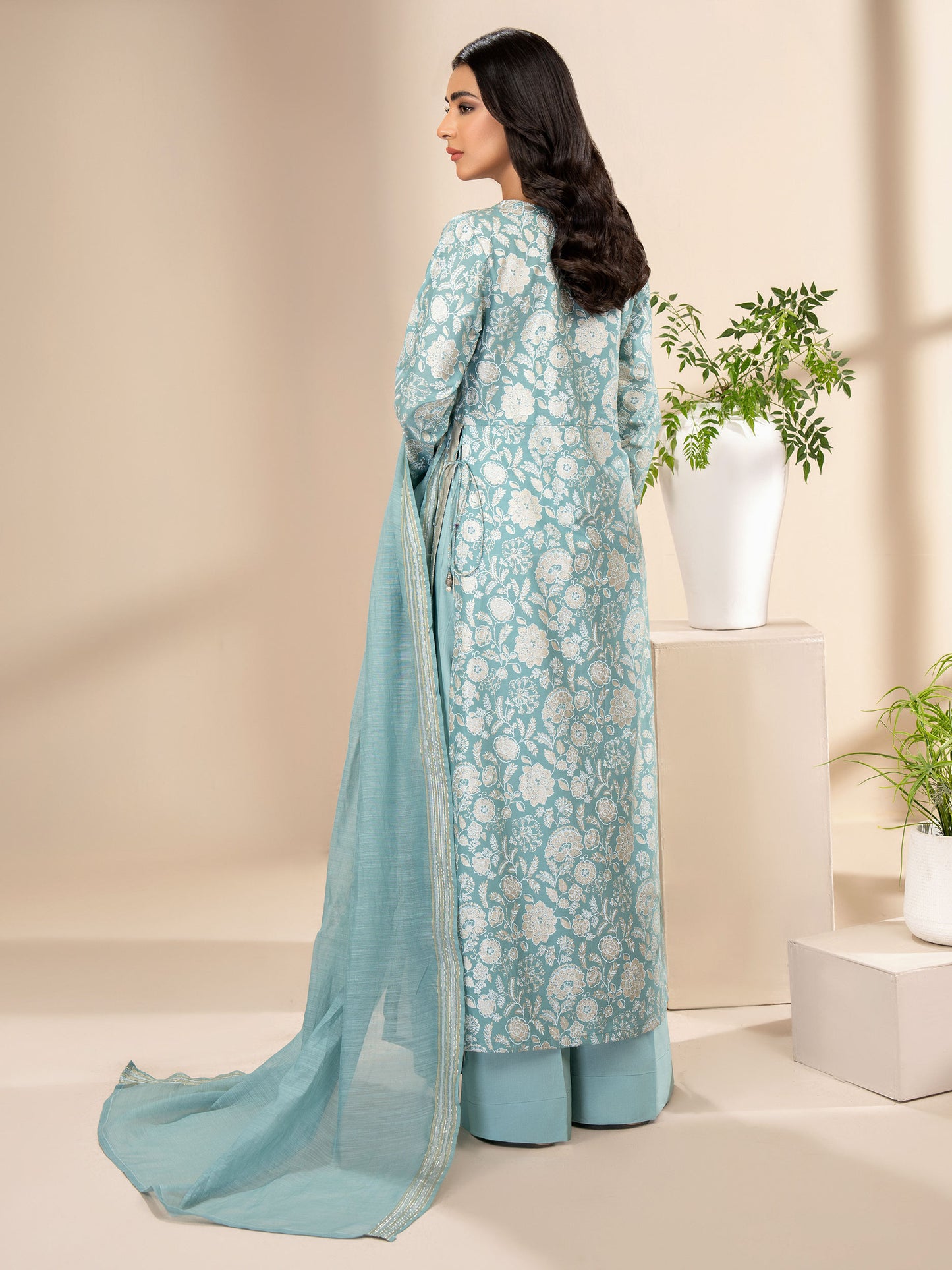 3 Piece Lawn Suit-Paste Print (Unstitched)