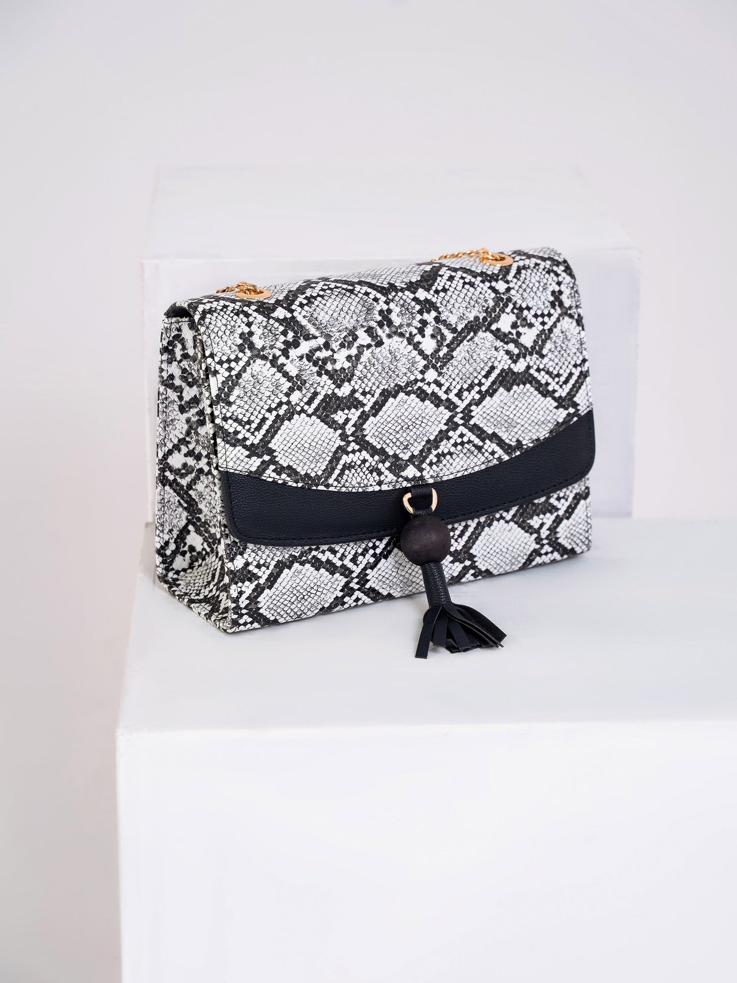 Snake Print Handbag