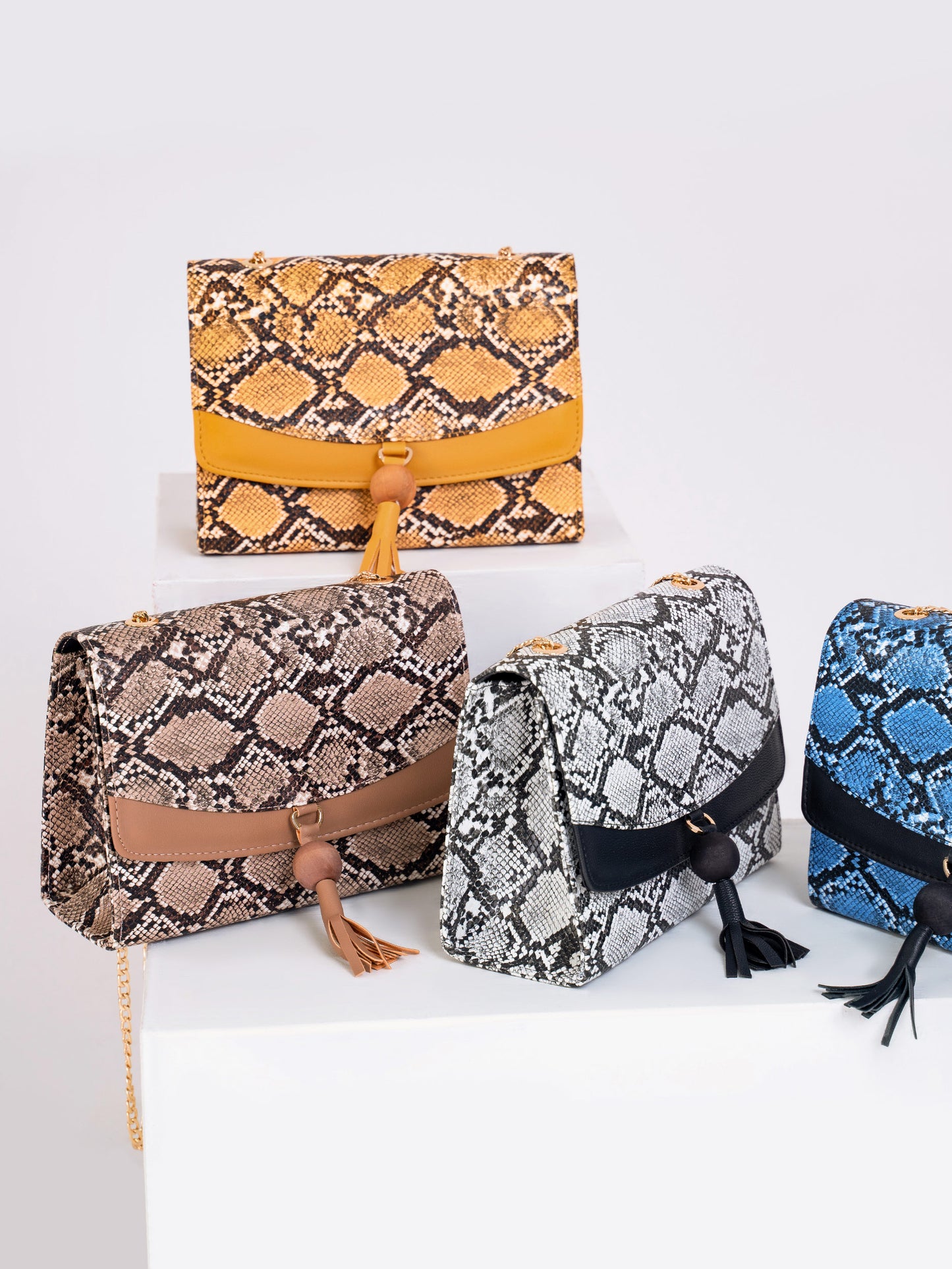 Snake Print Handbag