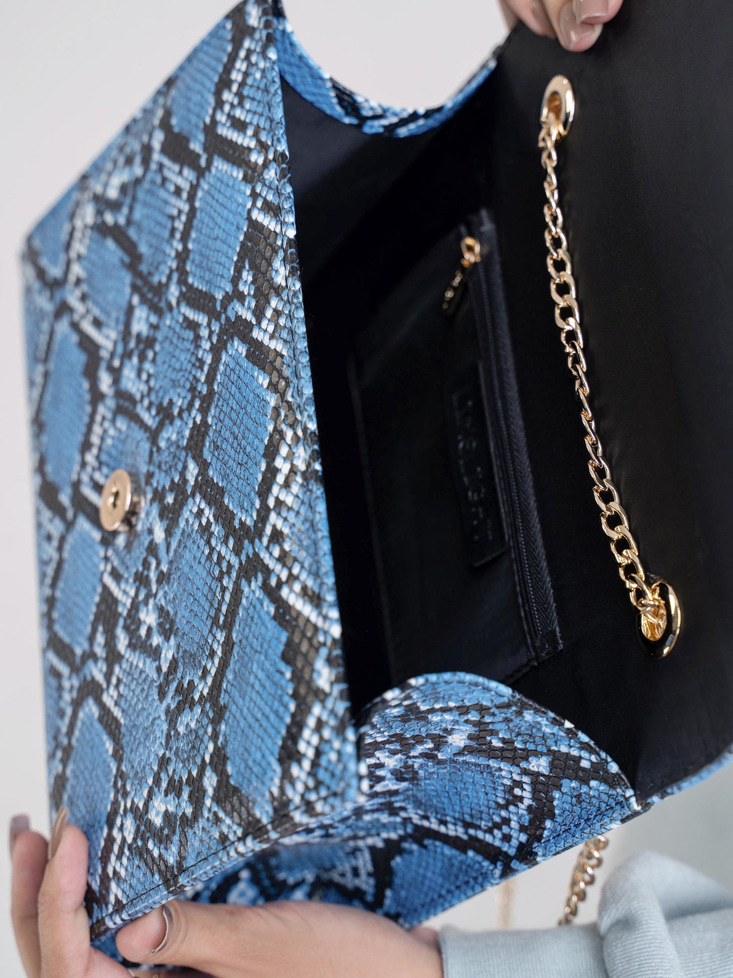 Snake Print Handbag