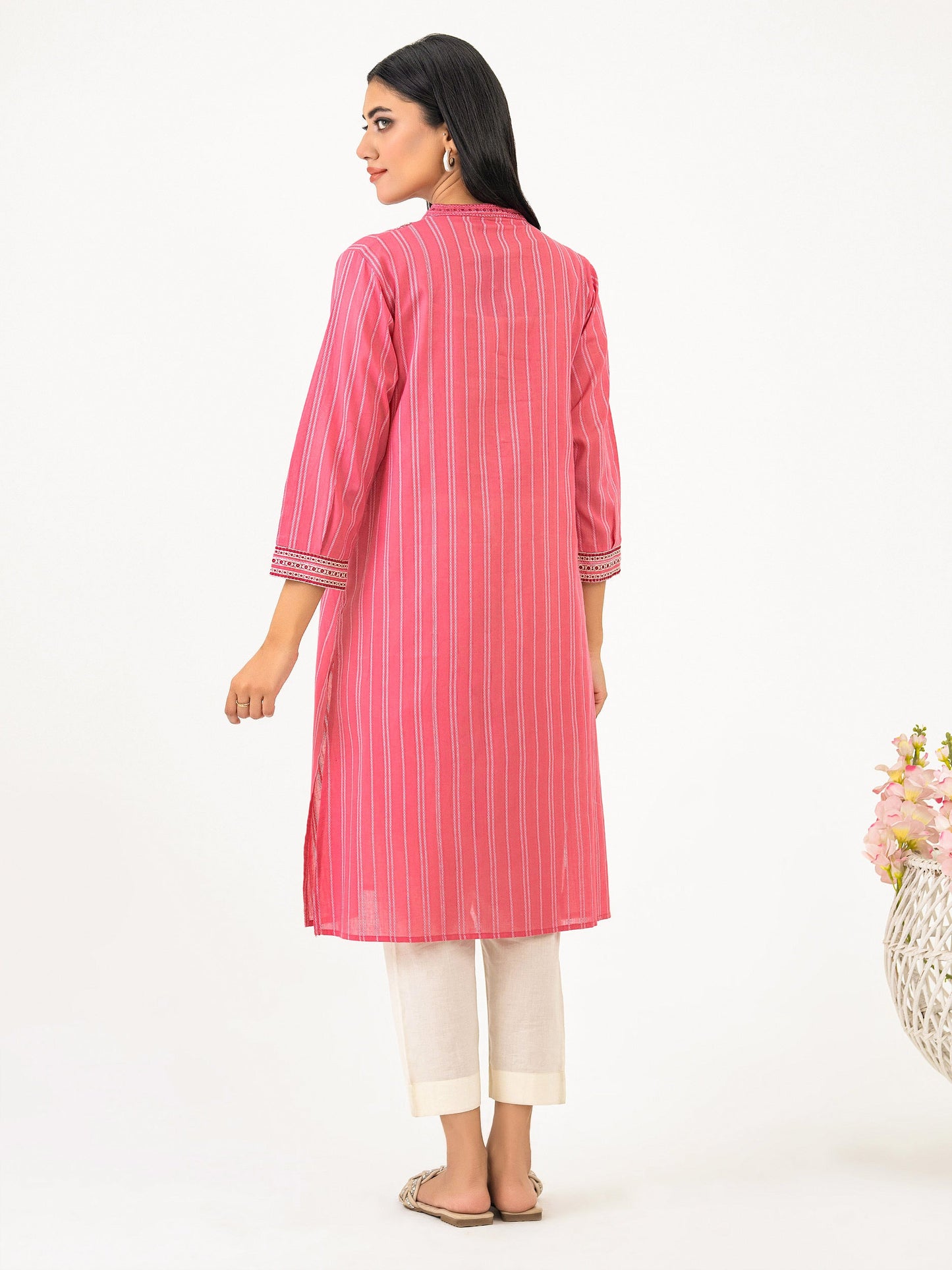 Lawn Shirt-Embroidered (Pret)