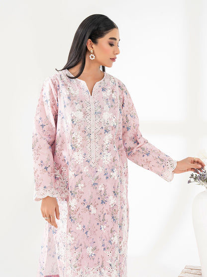 2 Piece Lawn Suit- Embroidered (Pret)