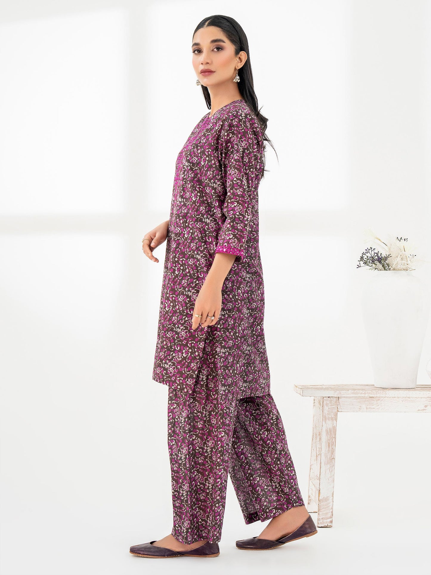 2 Piece Lawn Suit-Embroidered (Pret)