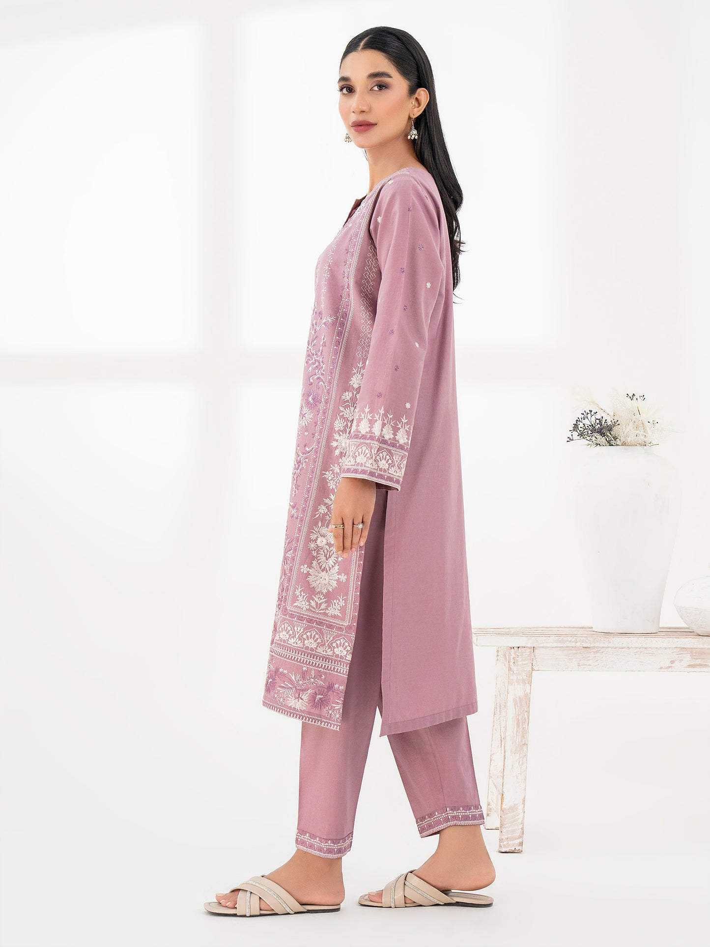 2 Piece Lawn Suit-Embroidered (Pret)