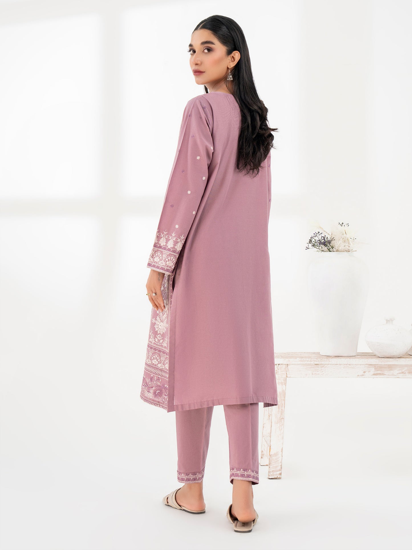 2 Piece Lawn Suit-Embroidered (Pret)