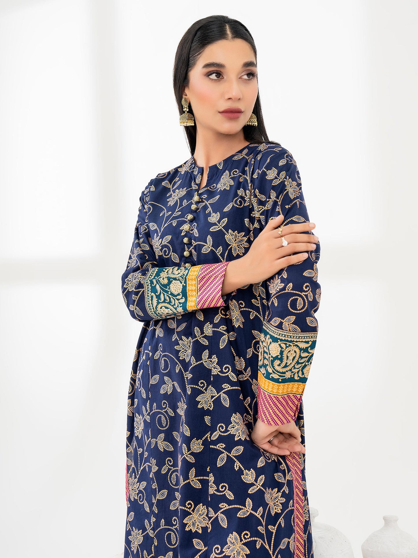 2 Piece Lawn Suit-Paste Print (Pret)