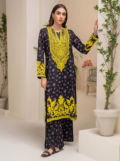 2 Piece Lawn Suit-Paste Print (Unstitched)