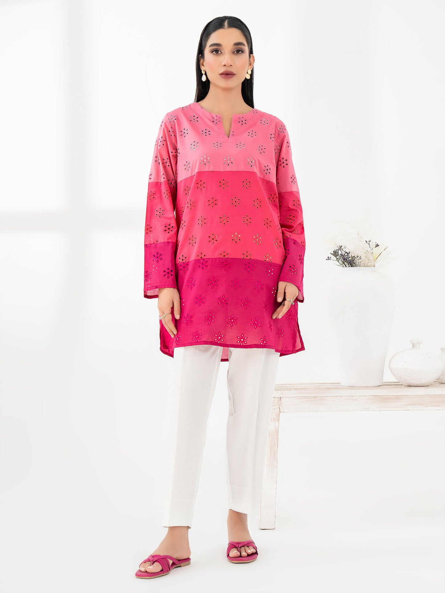 Lawn Kurti-Embroidered (Pret)