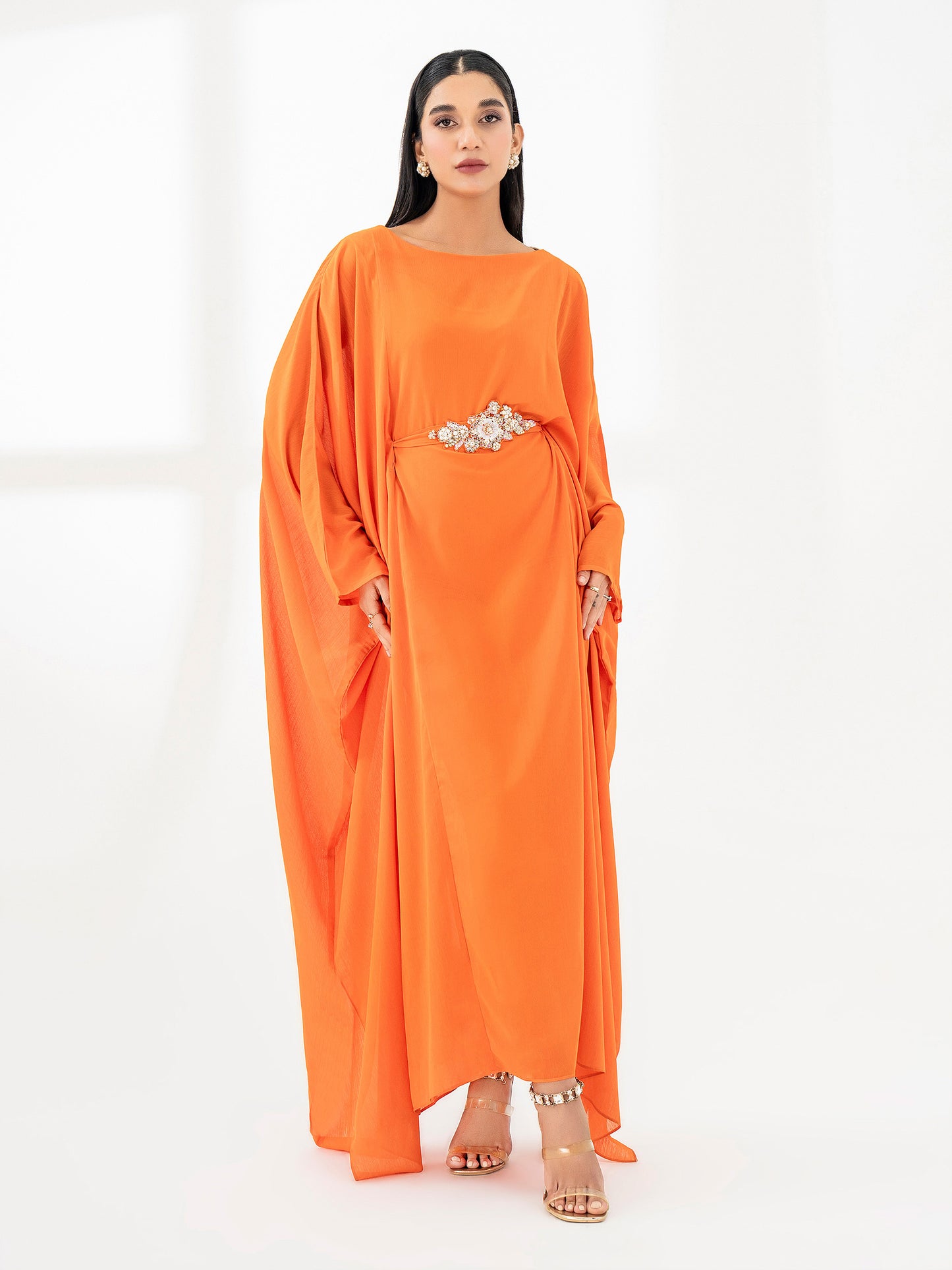 Chiffon Kaftan-Embellished (Pret)