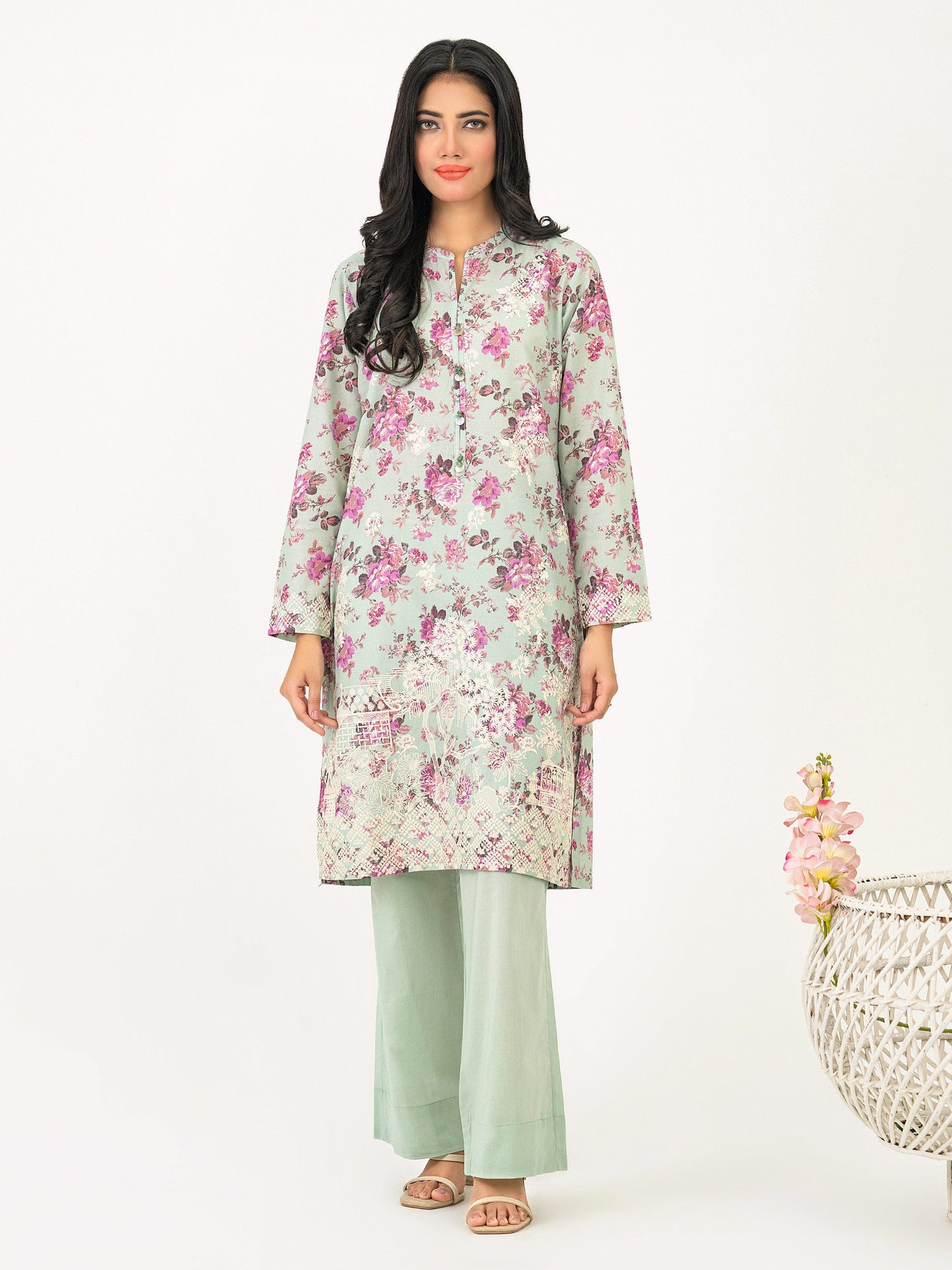 2 Piece Lawn Suit-Embroidered (Pret)