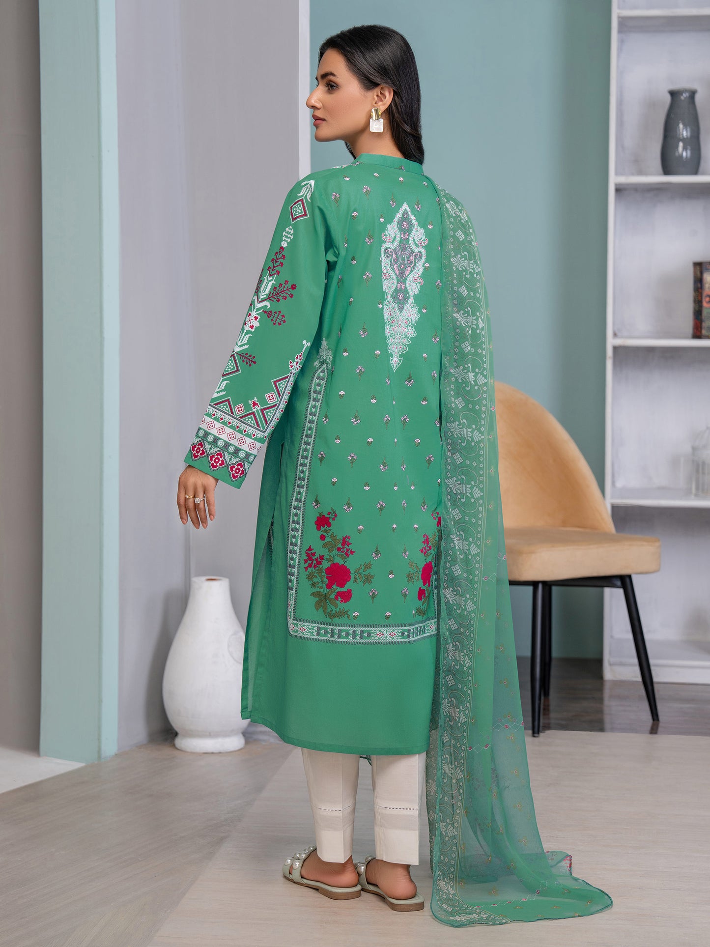 2 Piece Lawn Suit-Printed (Unstitched)